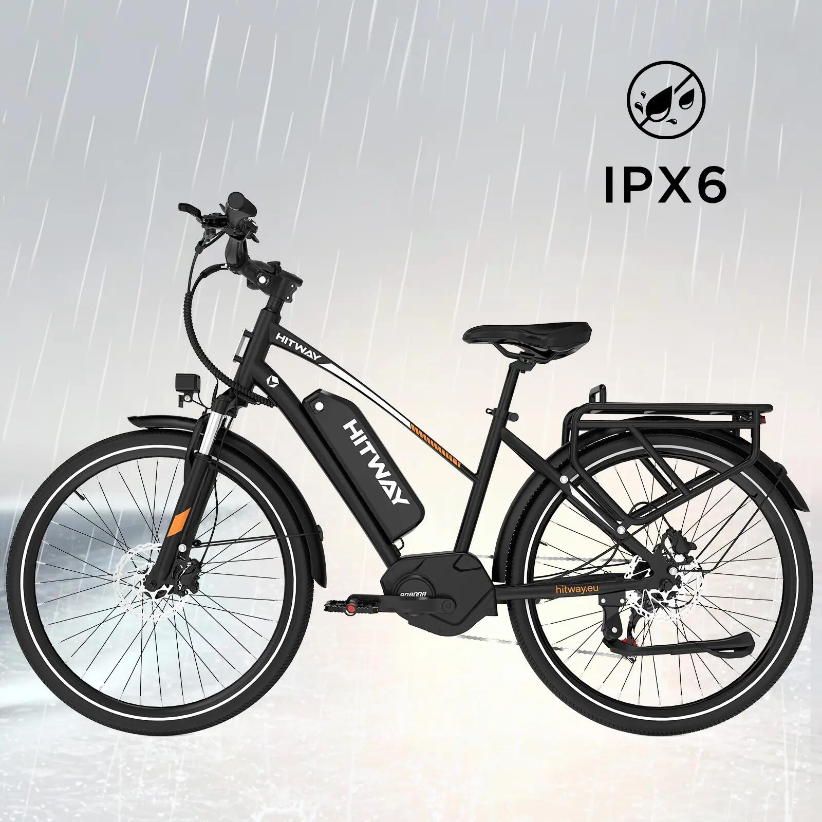 Bici elettrica città 75Nm Motore Centrale Sensore Coppia 180km BK-U1 10/14