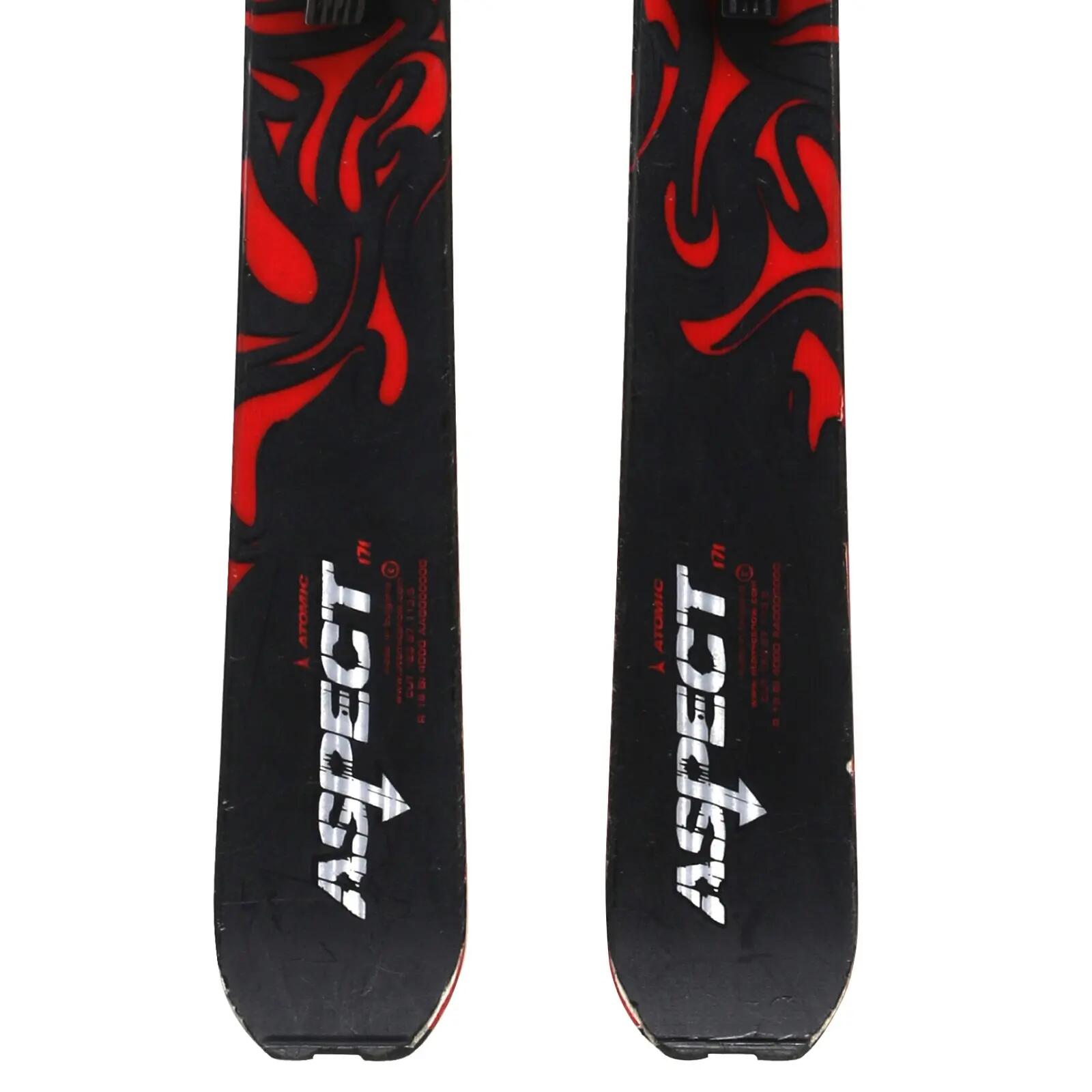 RECONDITIONNE - Ski Télémark Atomic Aspect + Fixations N75 4/4