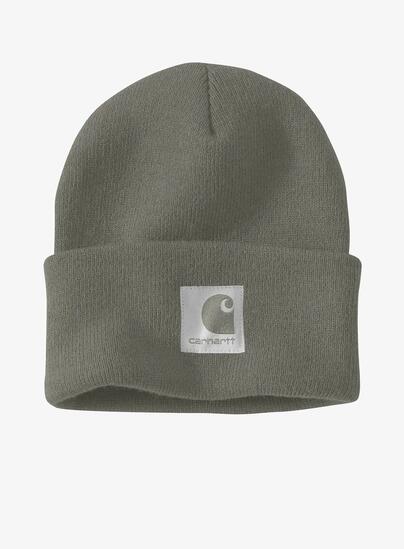 Czapka zimowa damska Carhartt Satin Lined Cuffed Beanie - dusty olive