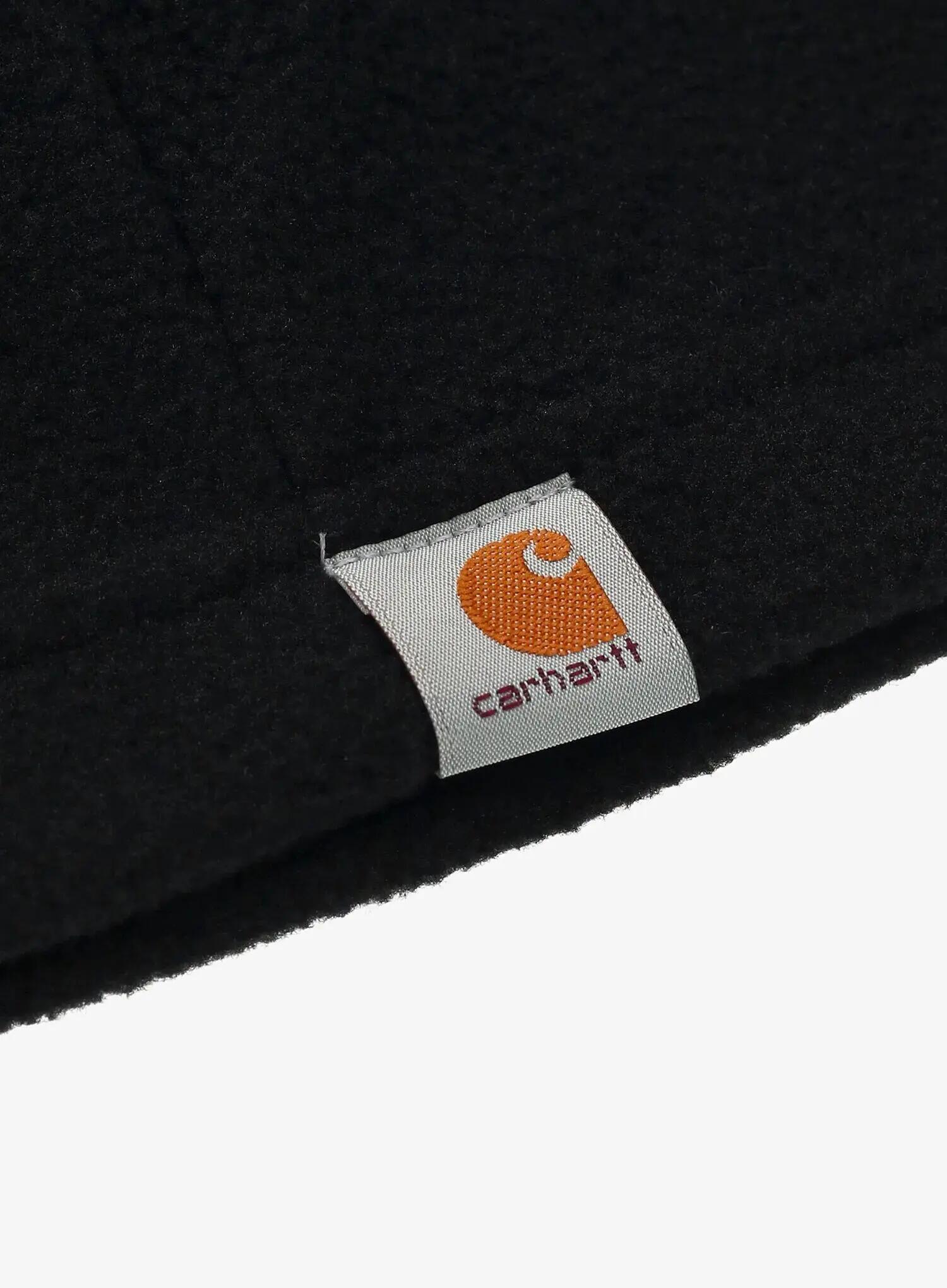 Czapka termoaktywna Carhartt Fleece Debossed Hat - black 5/5