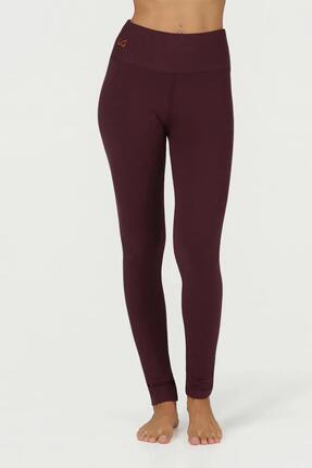 Legging de Yoga/Pilates Bhaktified - taille mi-haute en coton bio - Figue