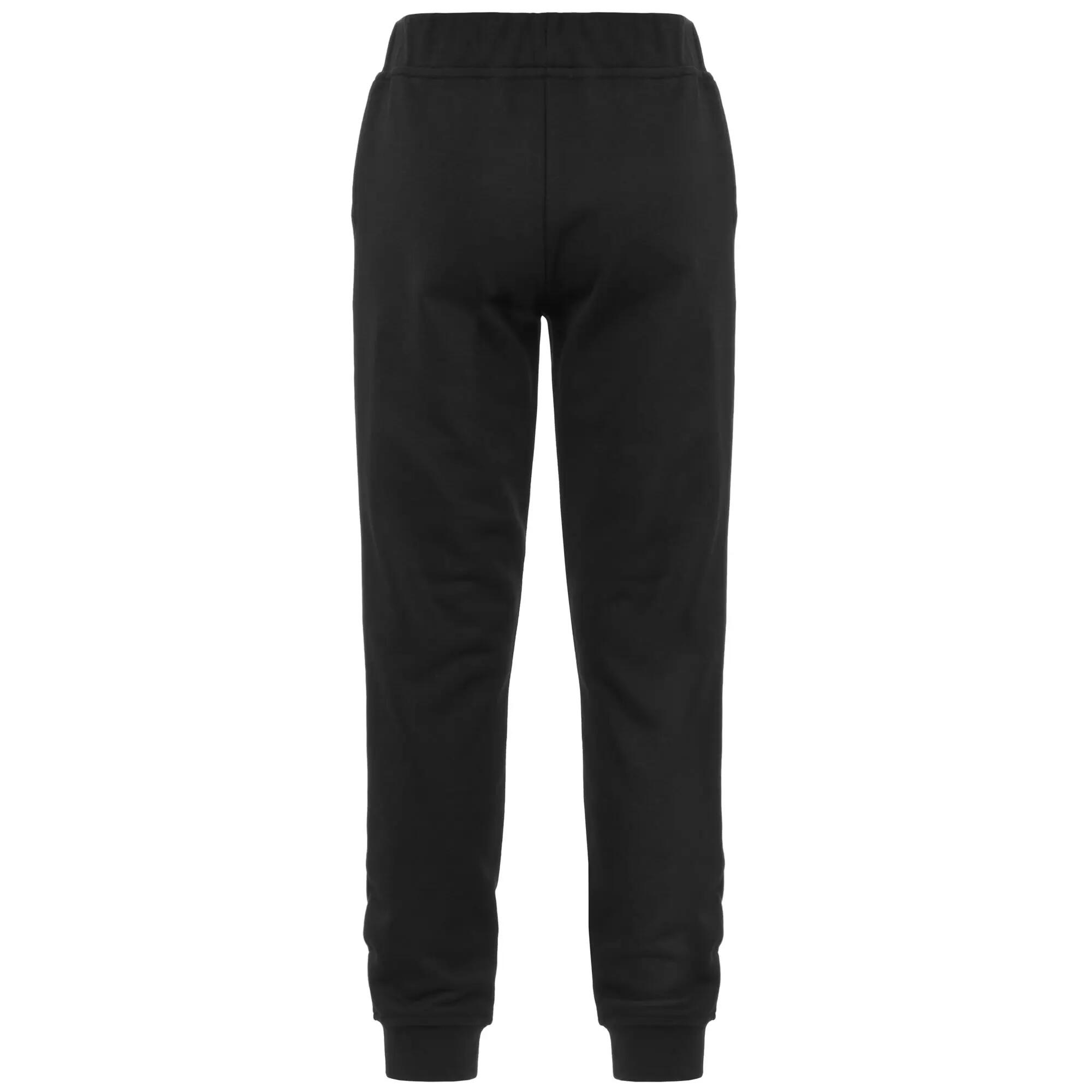 Pantaloni tuta da bambino/a in cotone nero da sportivo/a 2/3