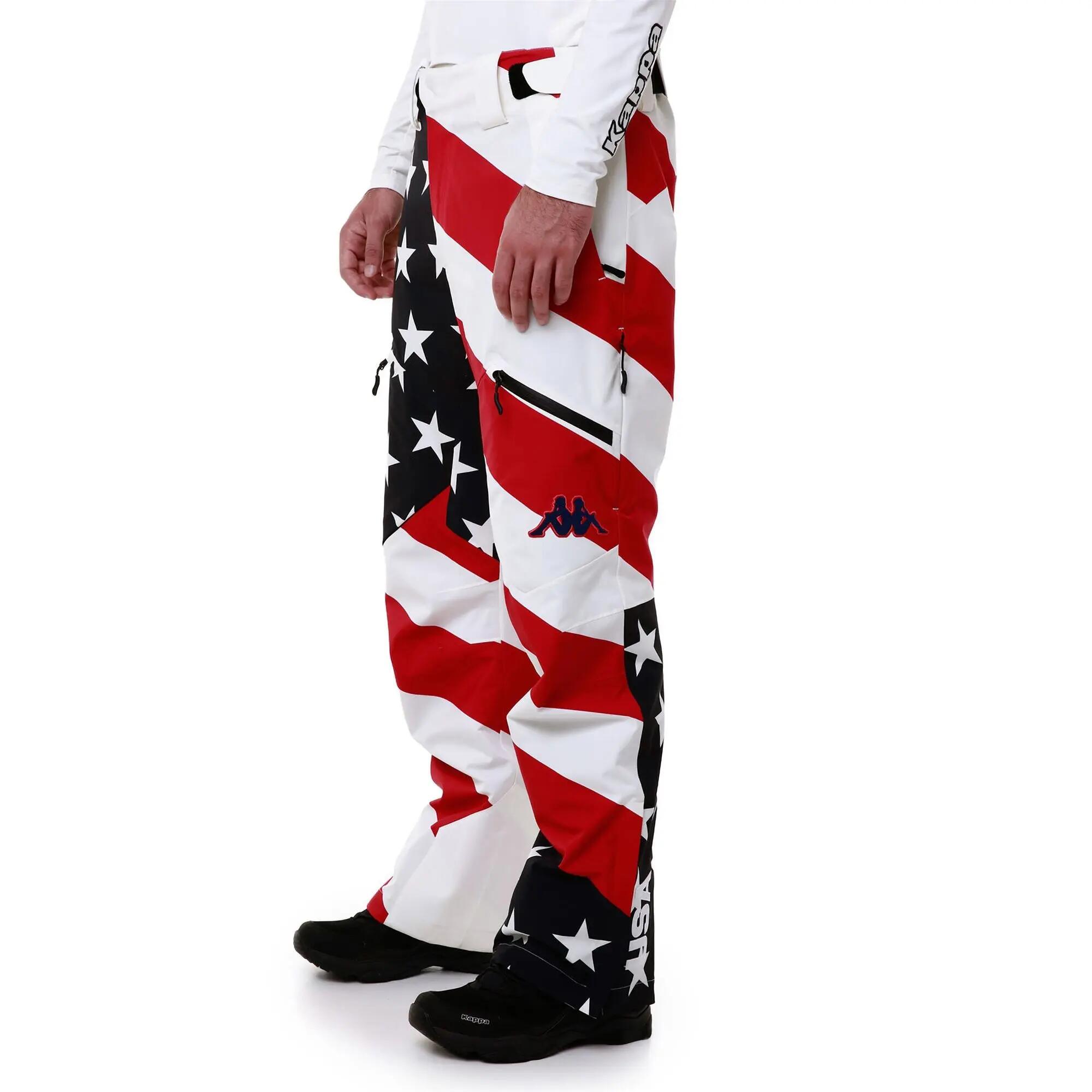 Pantalon de survêtement pour homme bleu pour ski 4/5