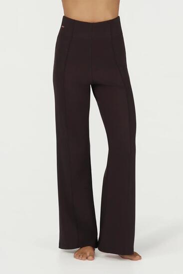 Pantalon de Yoga et athleisure Évasé Cayha – Coffee