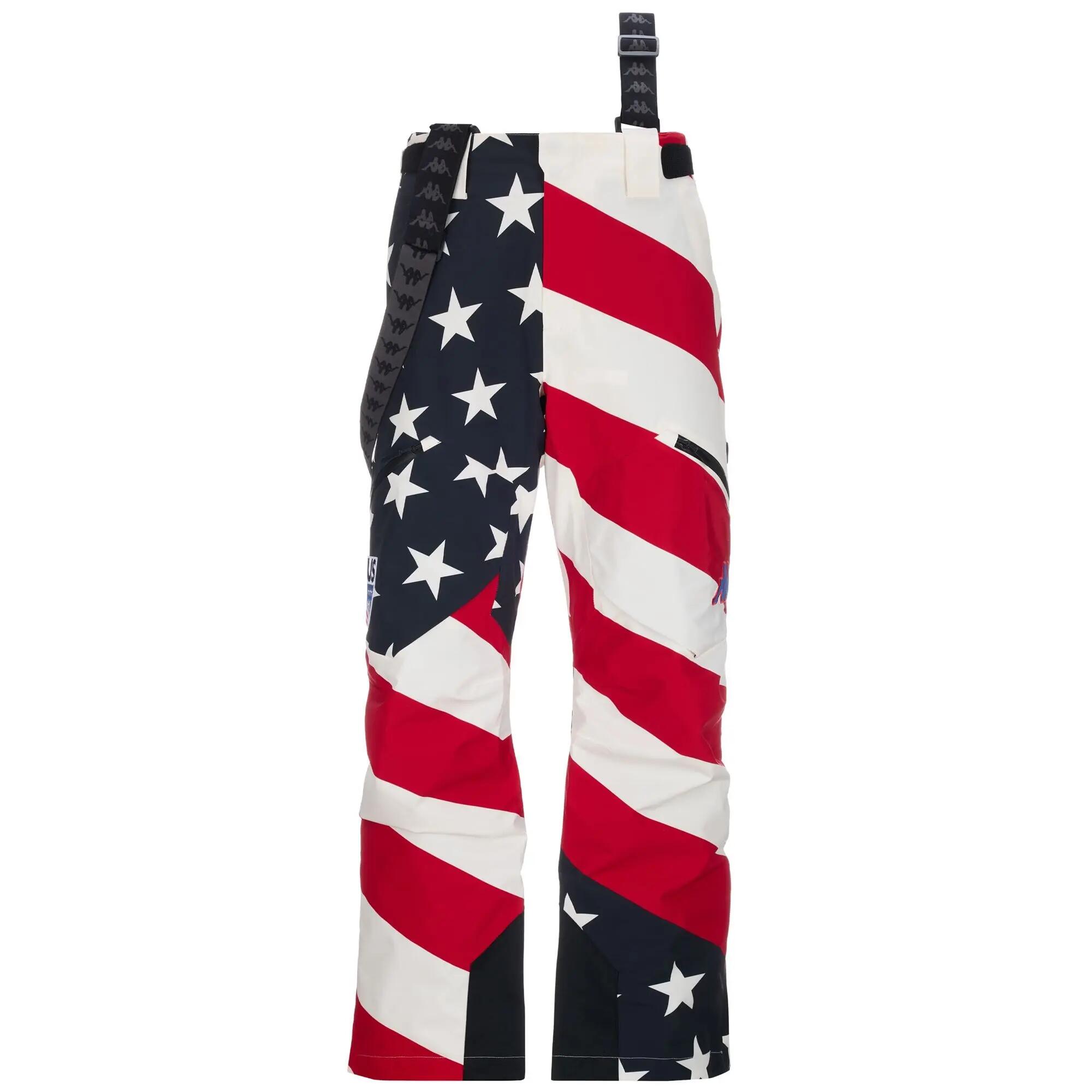 Pantalon de survêtement pour homme bleu pour ski 2/5