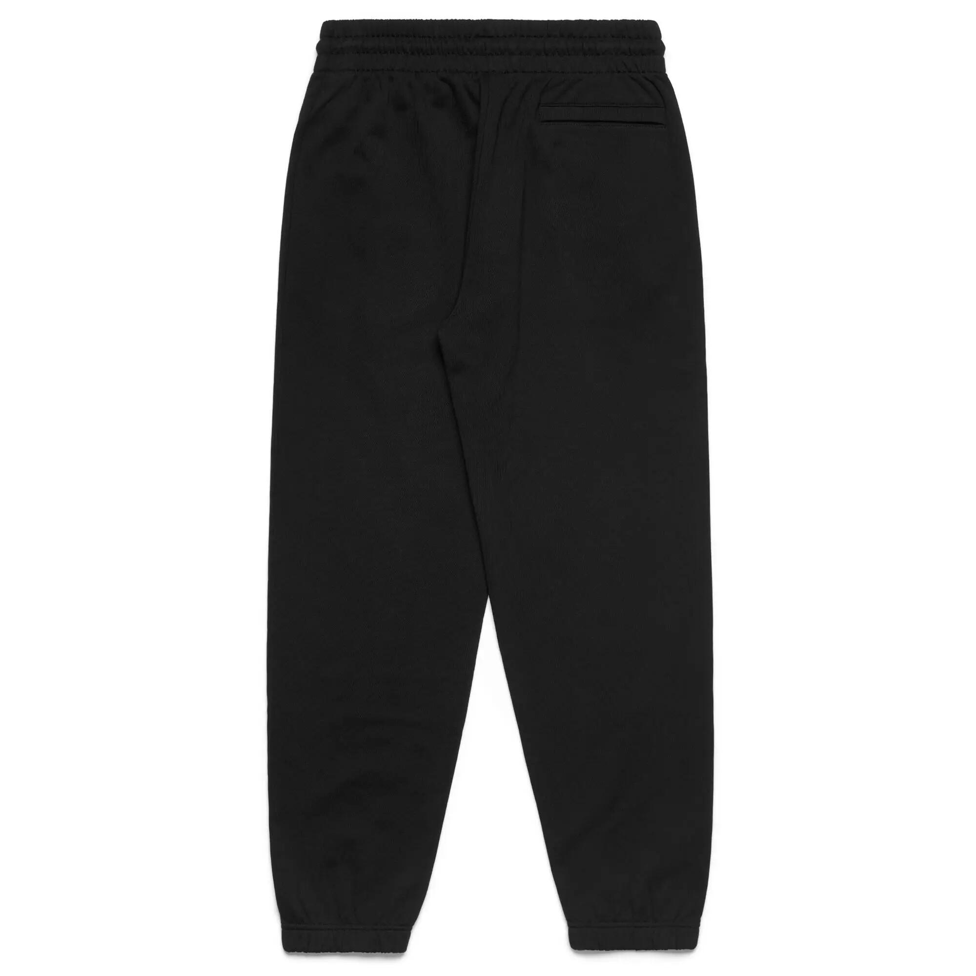 Pantaloni tuta da uomo in cotone nero da streetwear sportivo 2/3
