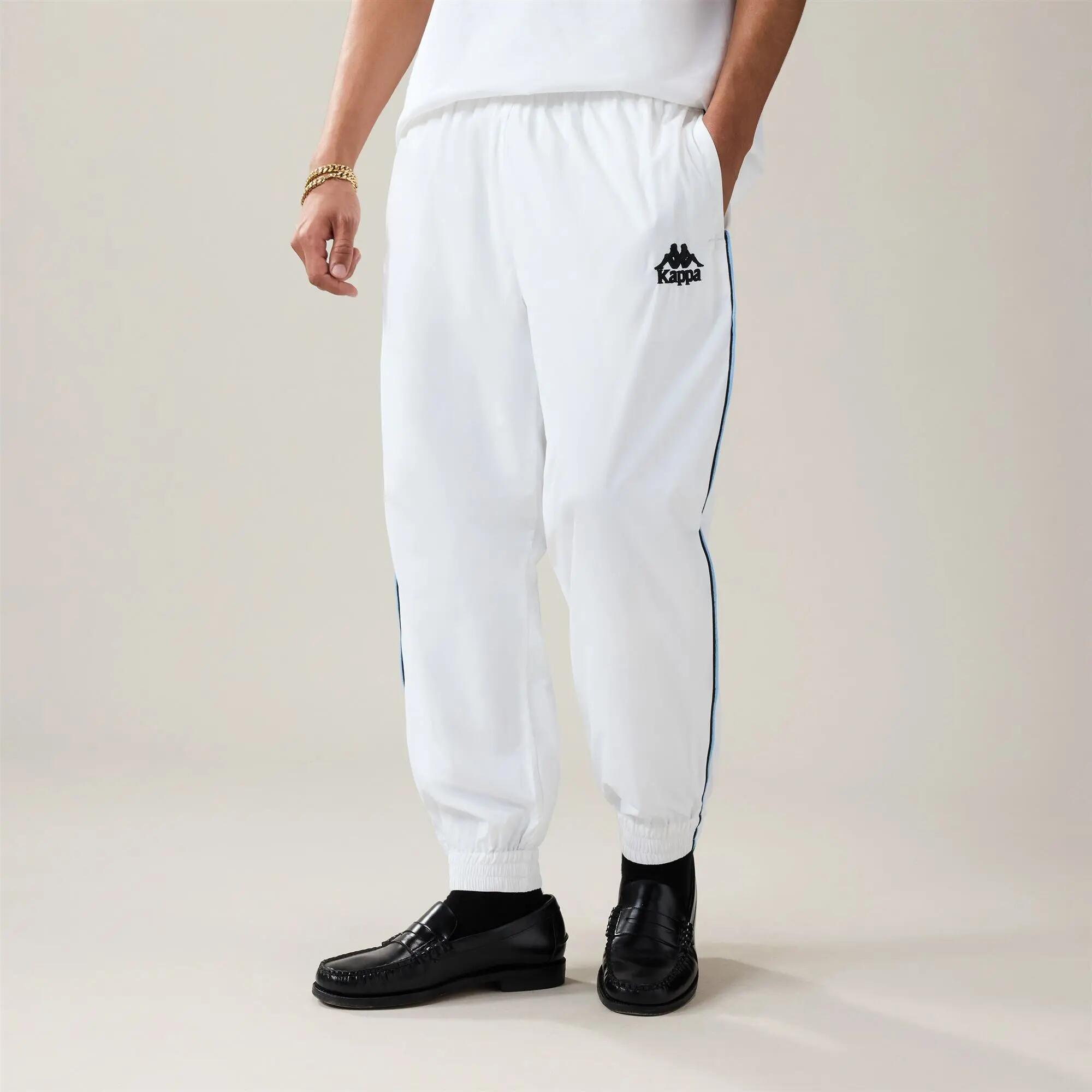 Pantalon de survêtement pour homme blanc pour streetwear sportif 4/5