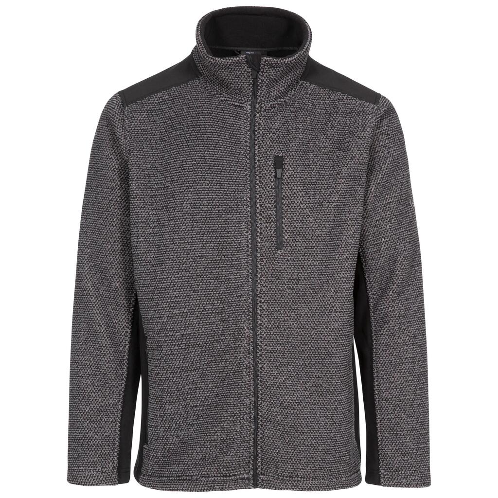 Mens Fleece Jacket with Full Zip Female Walking Casual Faratino