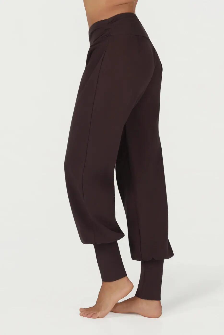 Dakini - Pantalon Aladdin ample confortable - Coffee 2/6