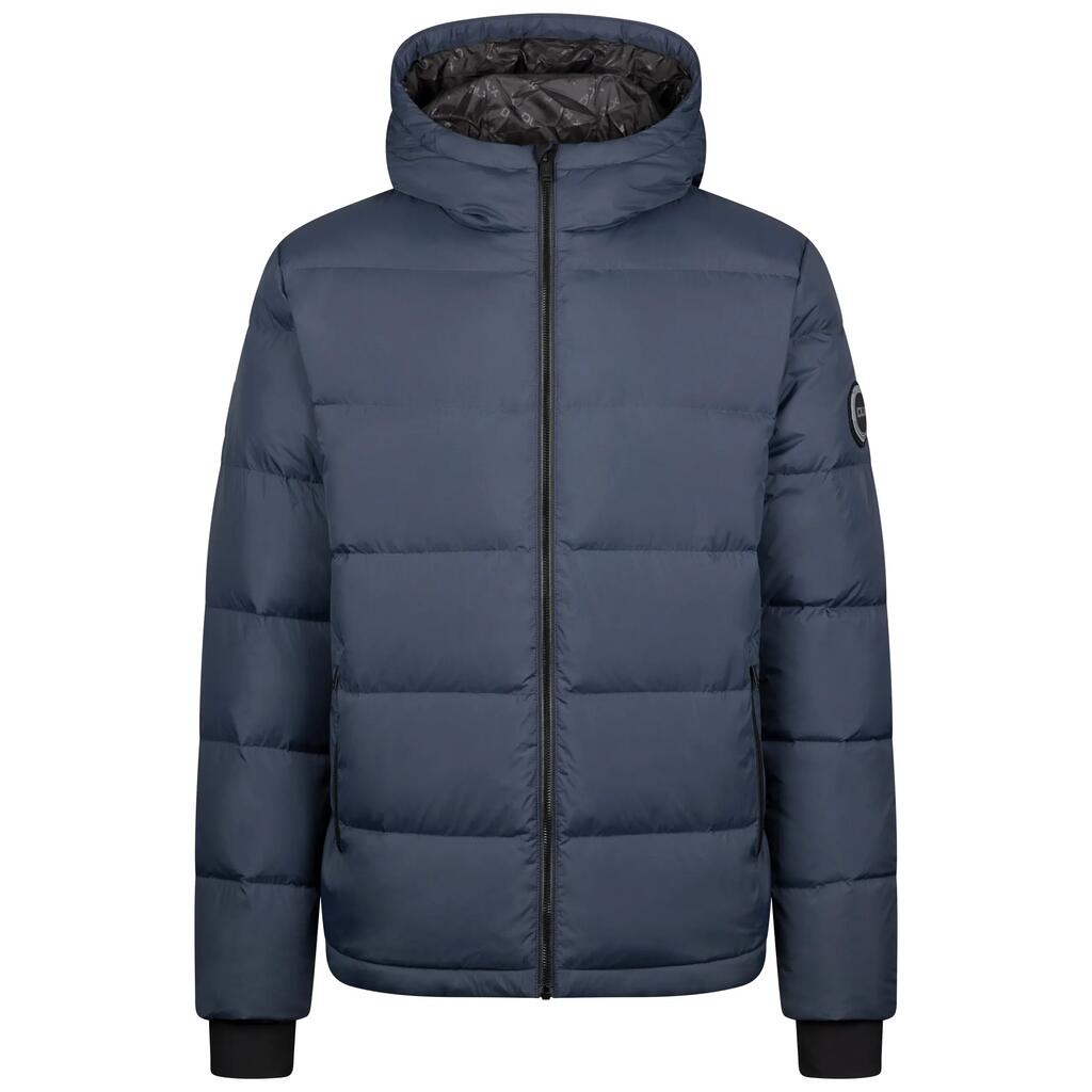 Mens Adjustable Grown-On Hood 2 Zipped Lower Pockets Jacket - Sergei