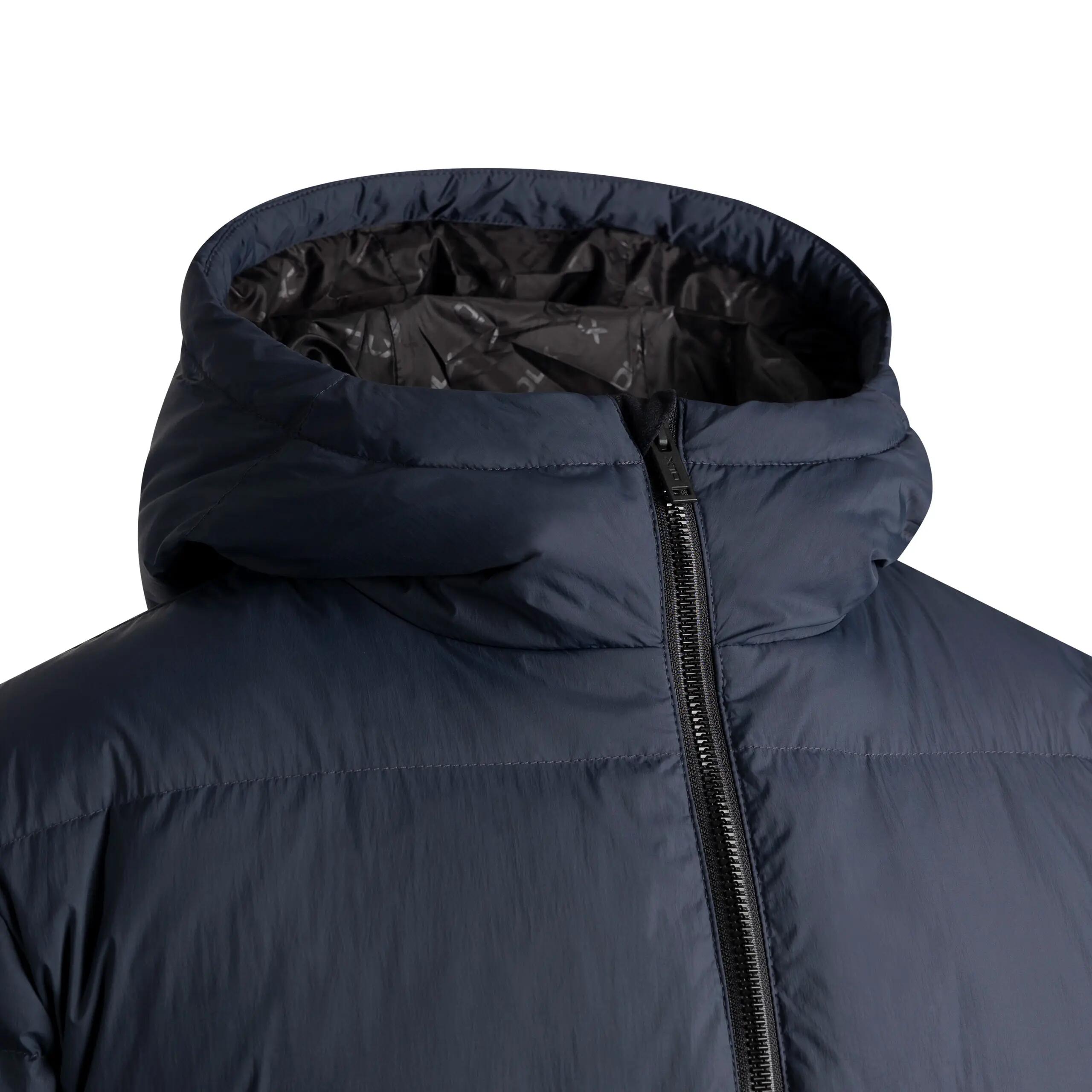 Mens Adjustable Grown-On Hood 2 Zipped Lower Pockets Jacket - Sergei 3/4