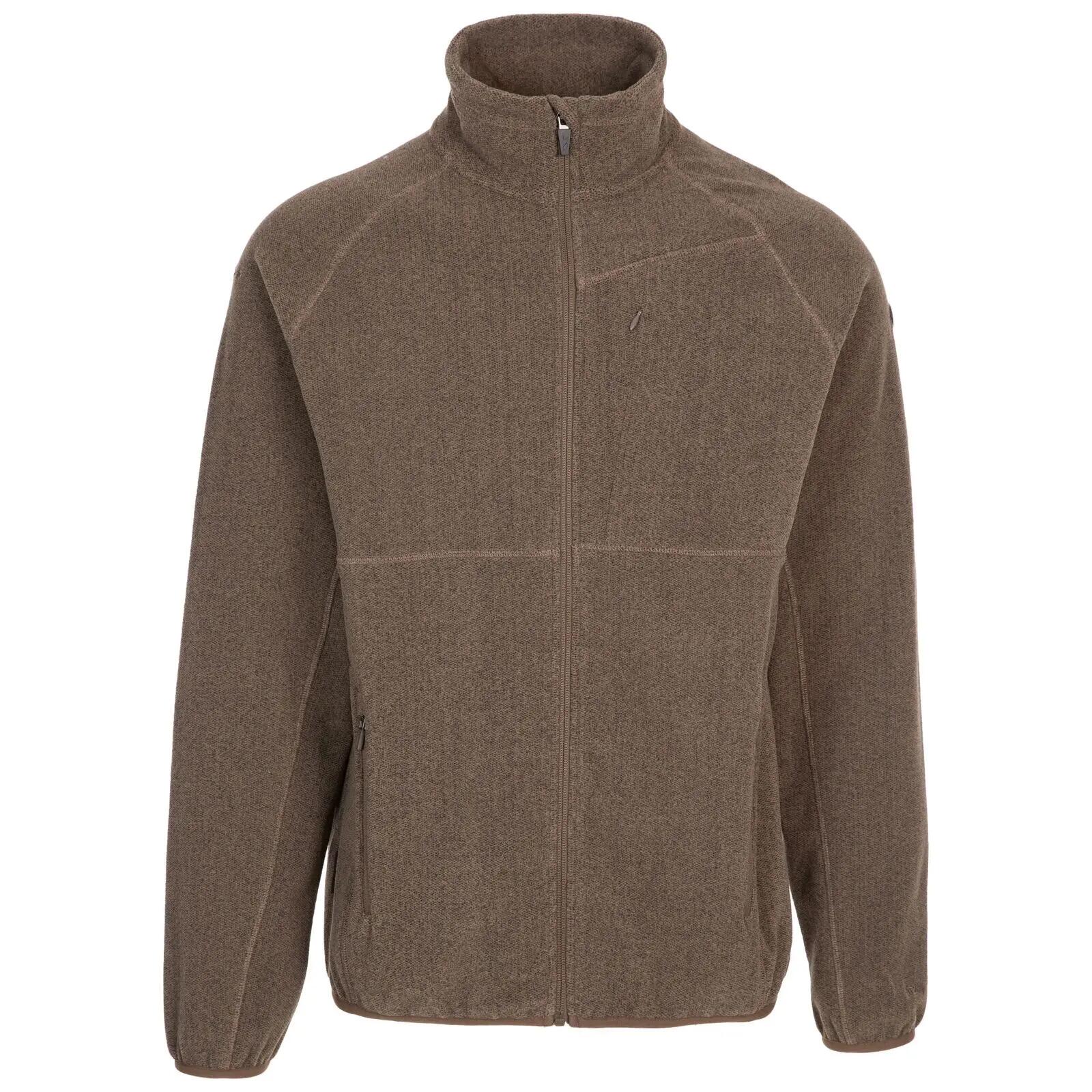 Mens Fleece Jacket Full Zip Sherpa Lining 3 Pockets Talkintire 4/5