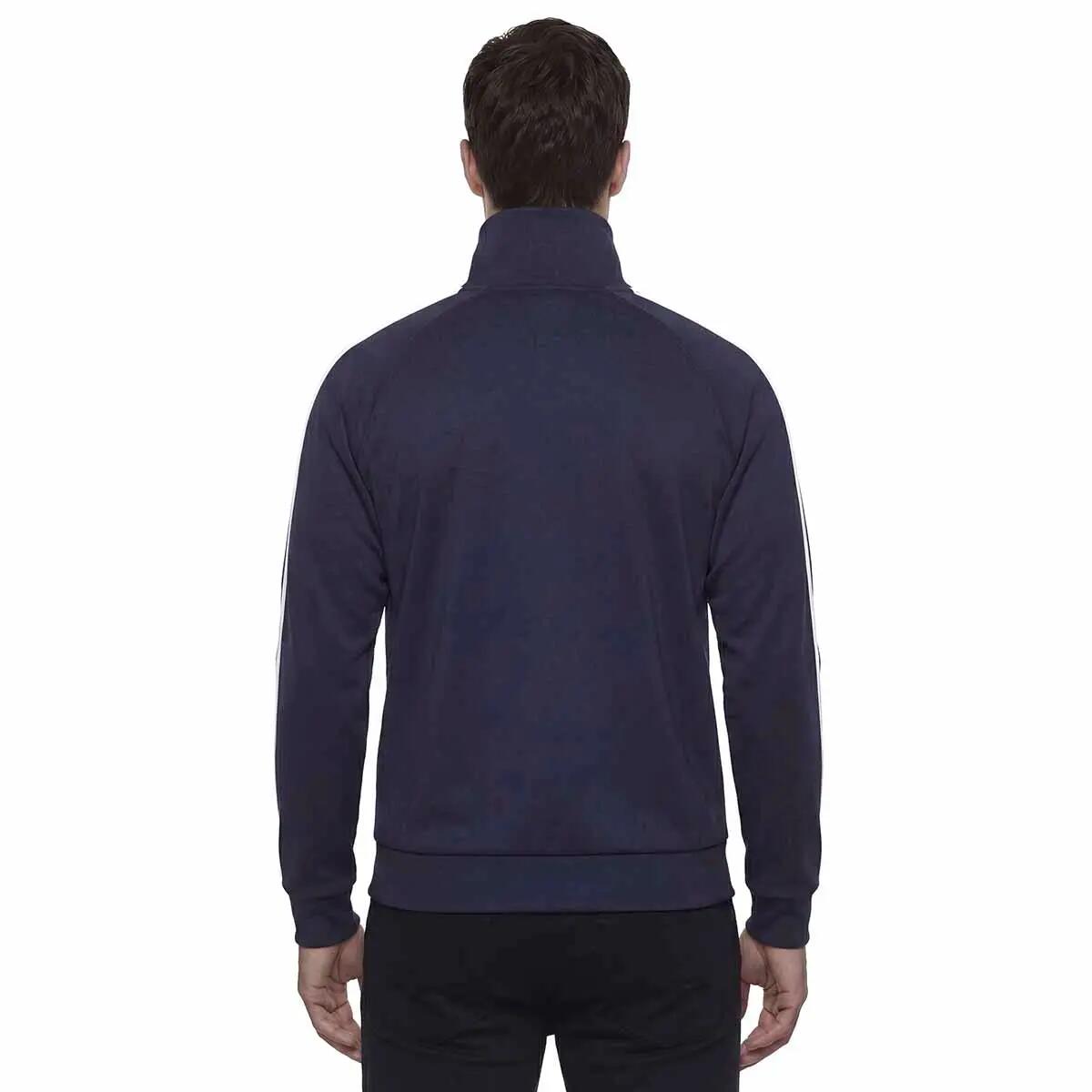 Sweat-shirt zippé pour homme bleu pour sportif/sportive 5/6
