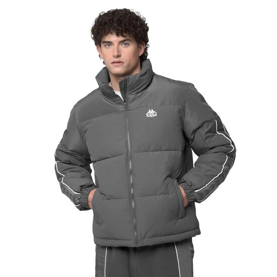 Giubbotto da uomo in cotone nero da streetwear sportivo