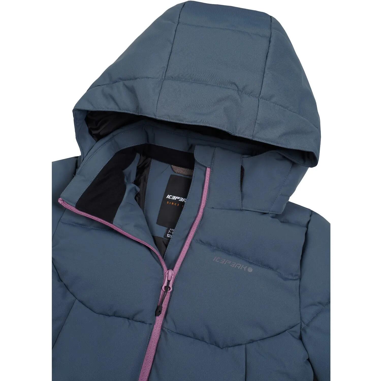 Icepeak Loris Winterjacke für Mädchen mit Kapuze und Schneefang 3/5