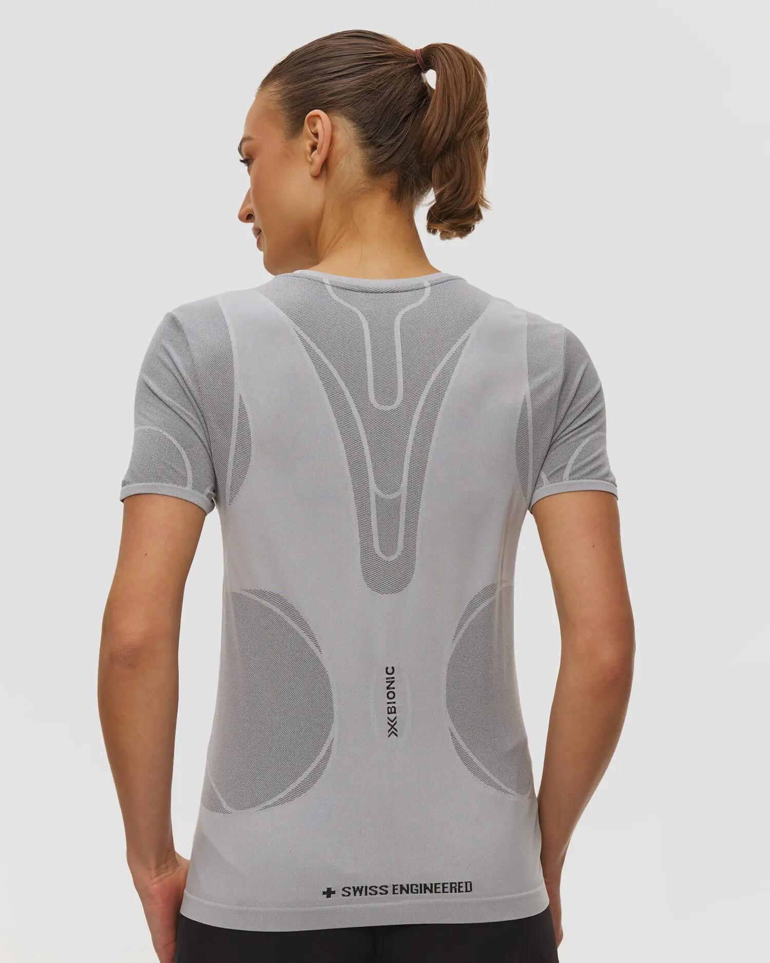 Koszulka damska X-Bionic Xceed Run Perform Shirt White X Black W303 3/4