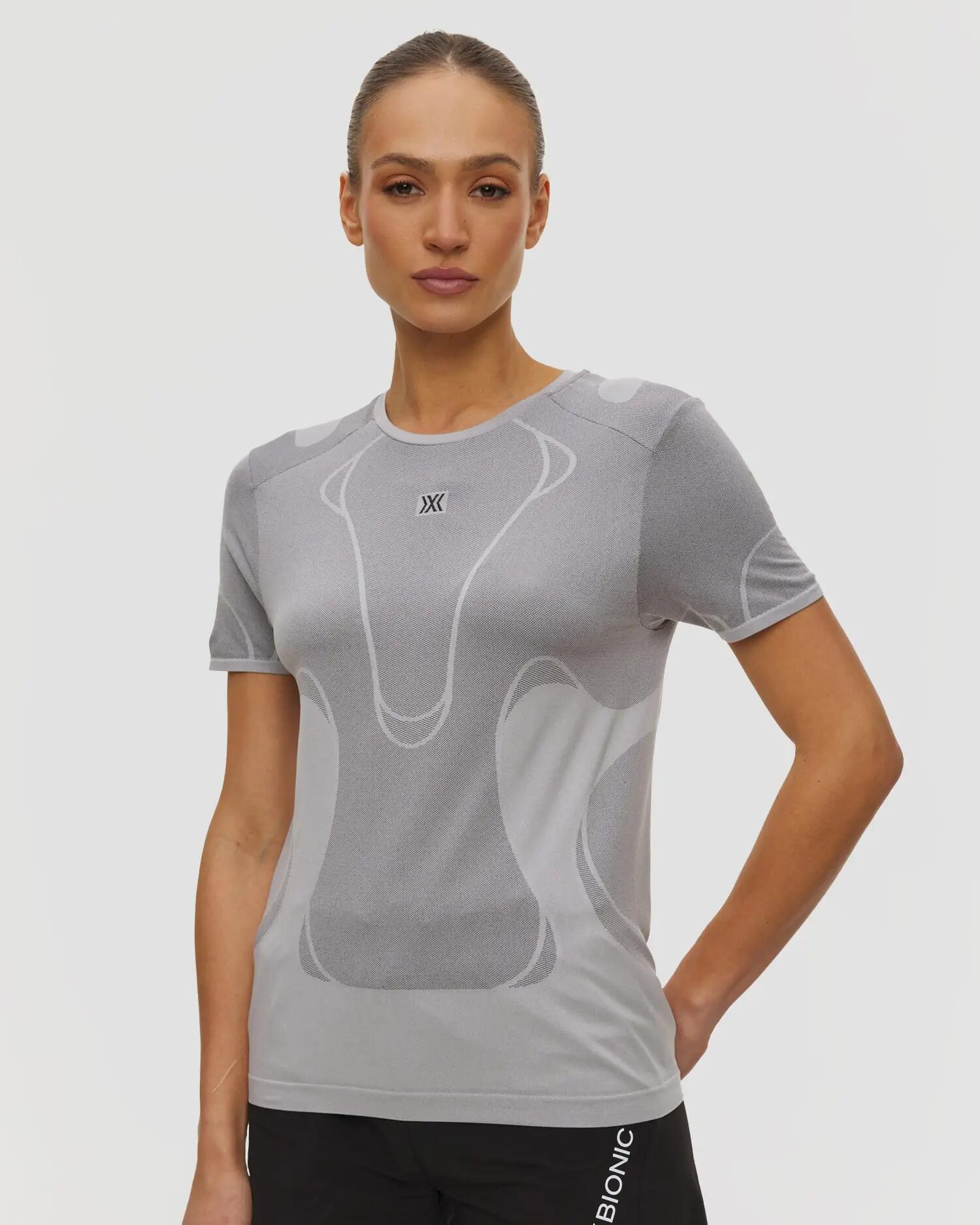 Koszulka damska X-Bionic Xceed Run Perform Shirt White X Black W303 2/4