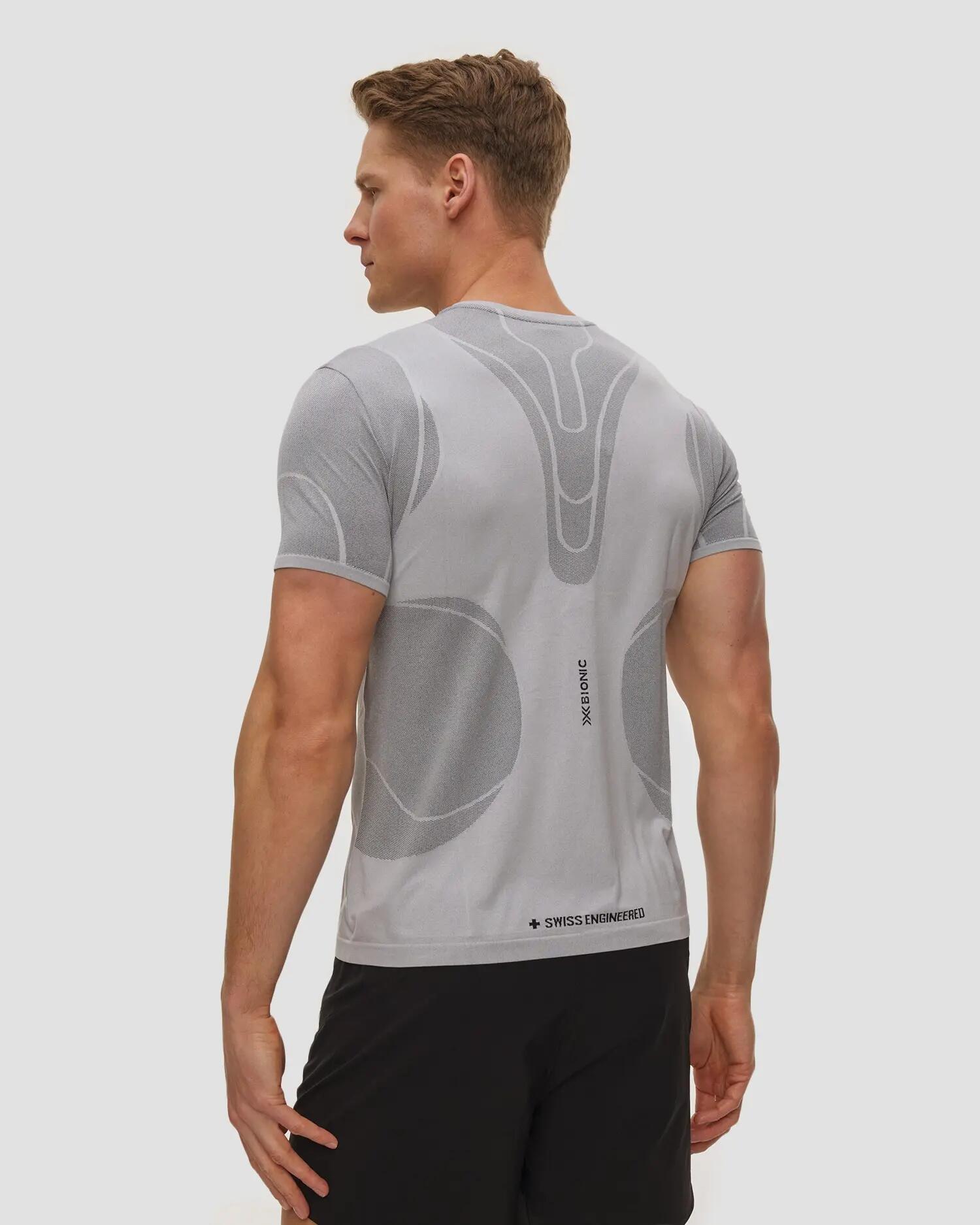 Koszulka męska X-Bionic Xceed Run Perform Shirt White X Black W303 3/4