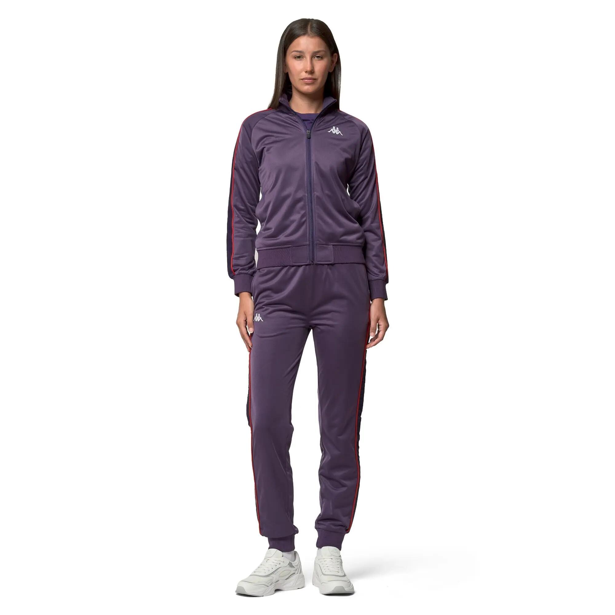 Sweat-shirt zippé pour femme violet pour streetwear sportif 6/6