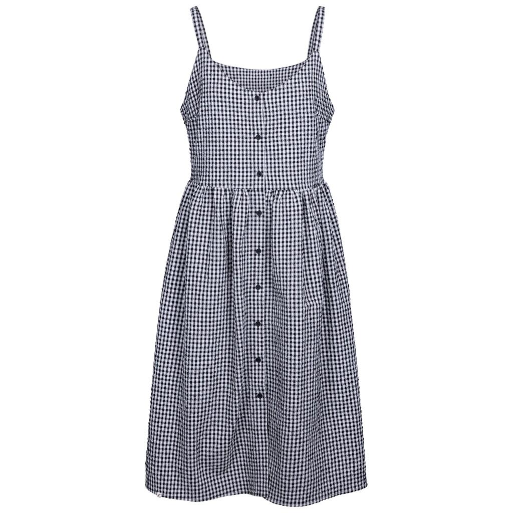 Womens Summer Dress Short Length with V-Neck and Patch Pockets Dorothy