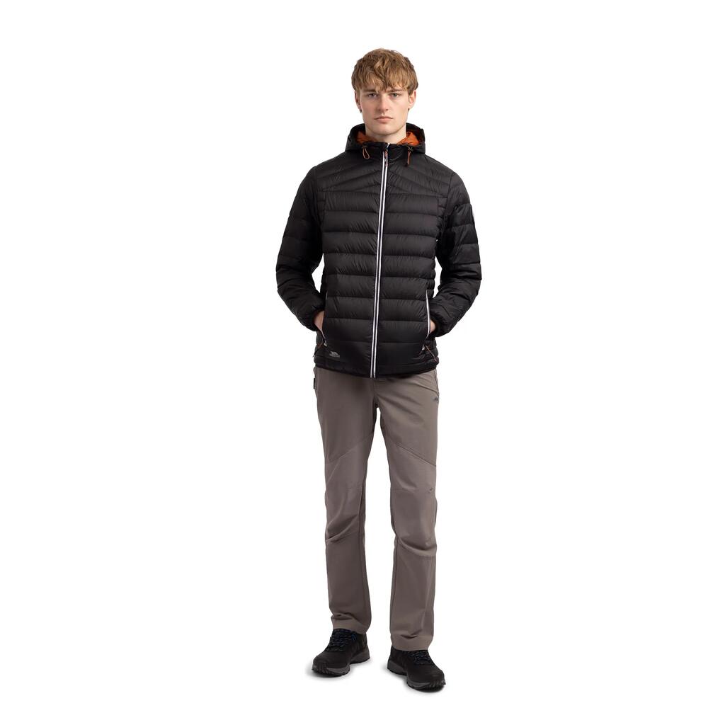 Mens Down Jacket Lightweight Hooded Padded Jacket Packaway Coat Whitman II
