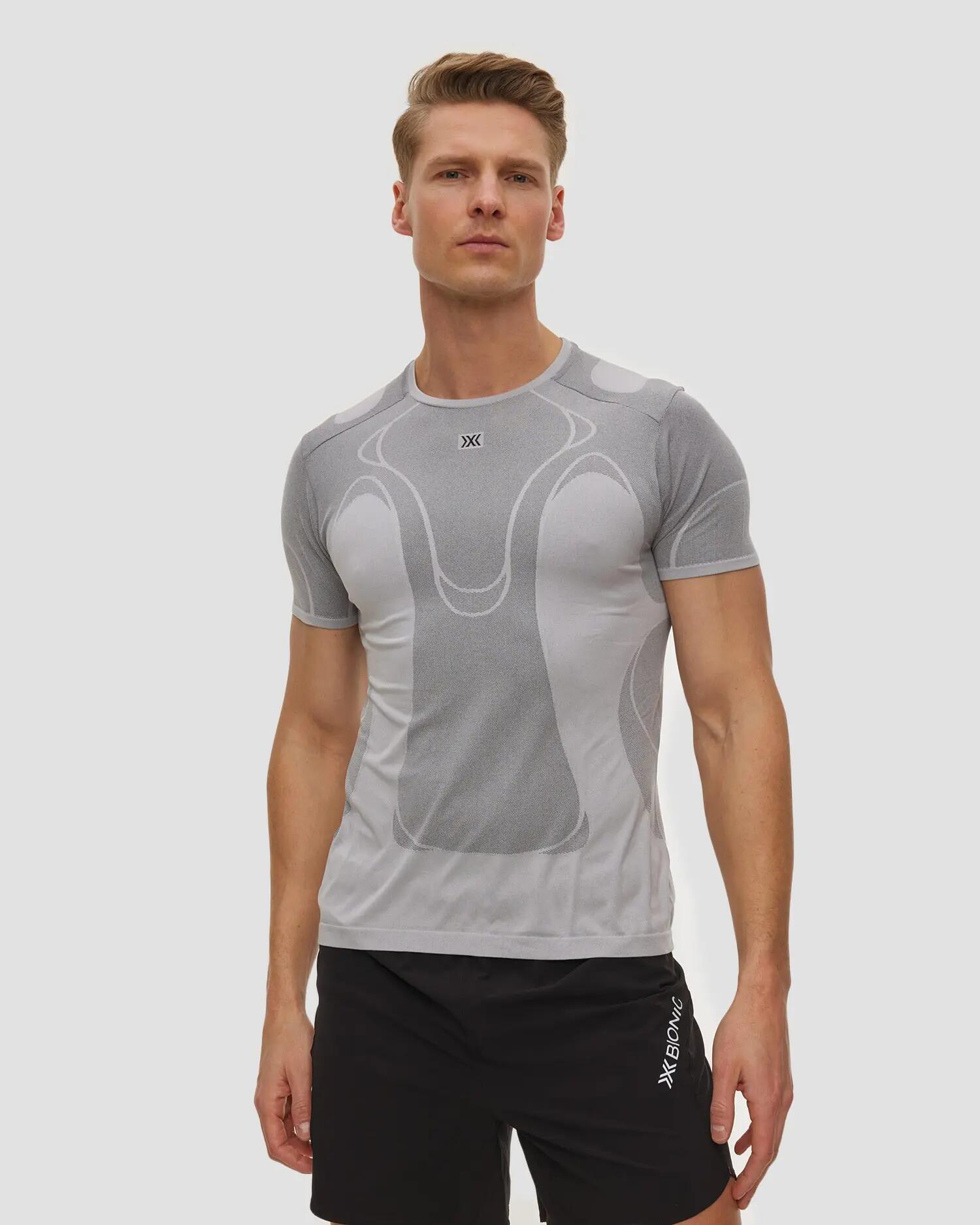 Koszulka męska X-Bionic Xceed Run Perform Shirt White X Black W303 2/4