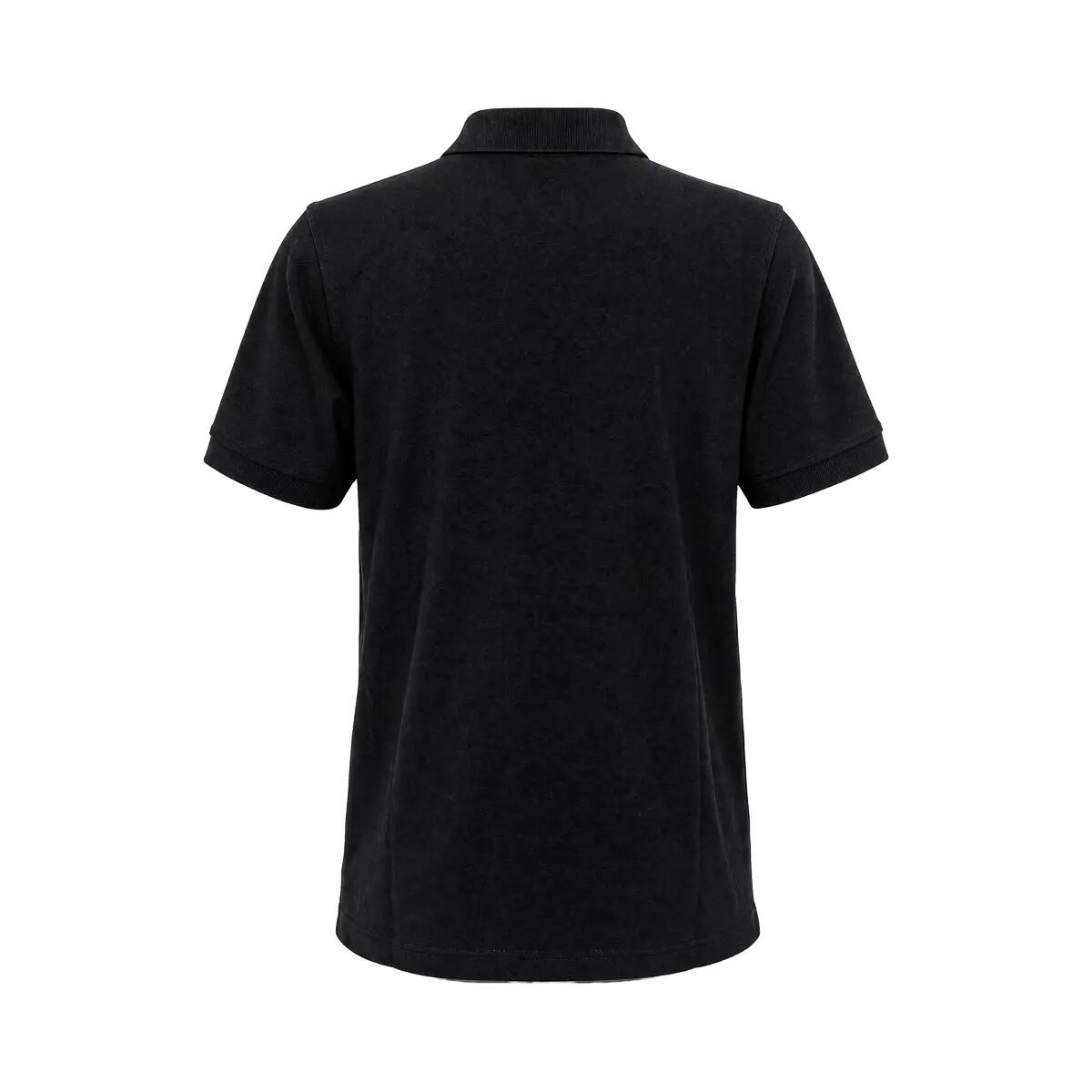 Polo - sportswear - unissexo - manga curta, gola com botões - Peleot - preto 2/2