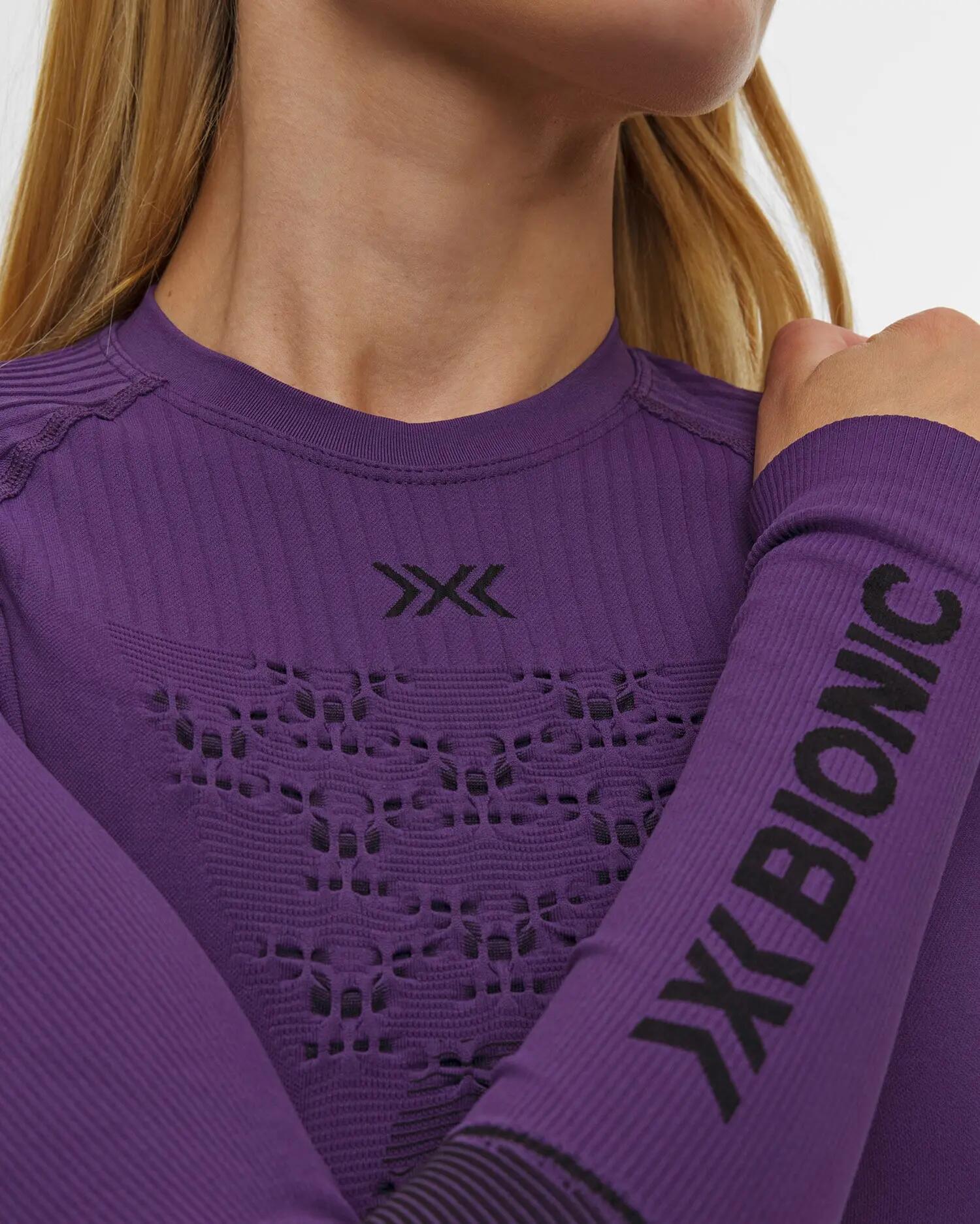 Koszulka damska X-Bionic Energy Accumulator 4.0 Shirt Lg Sl Midnight Aura P025 5/5