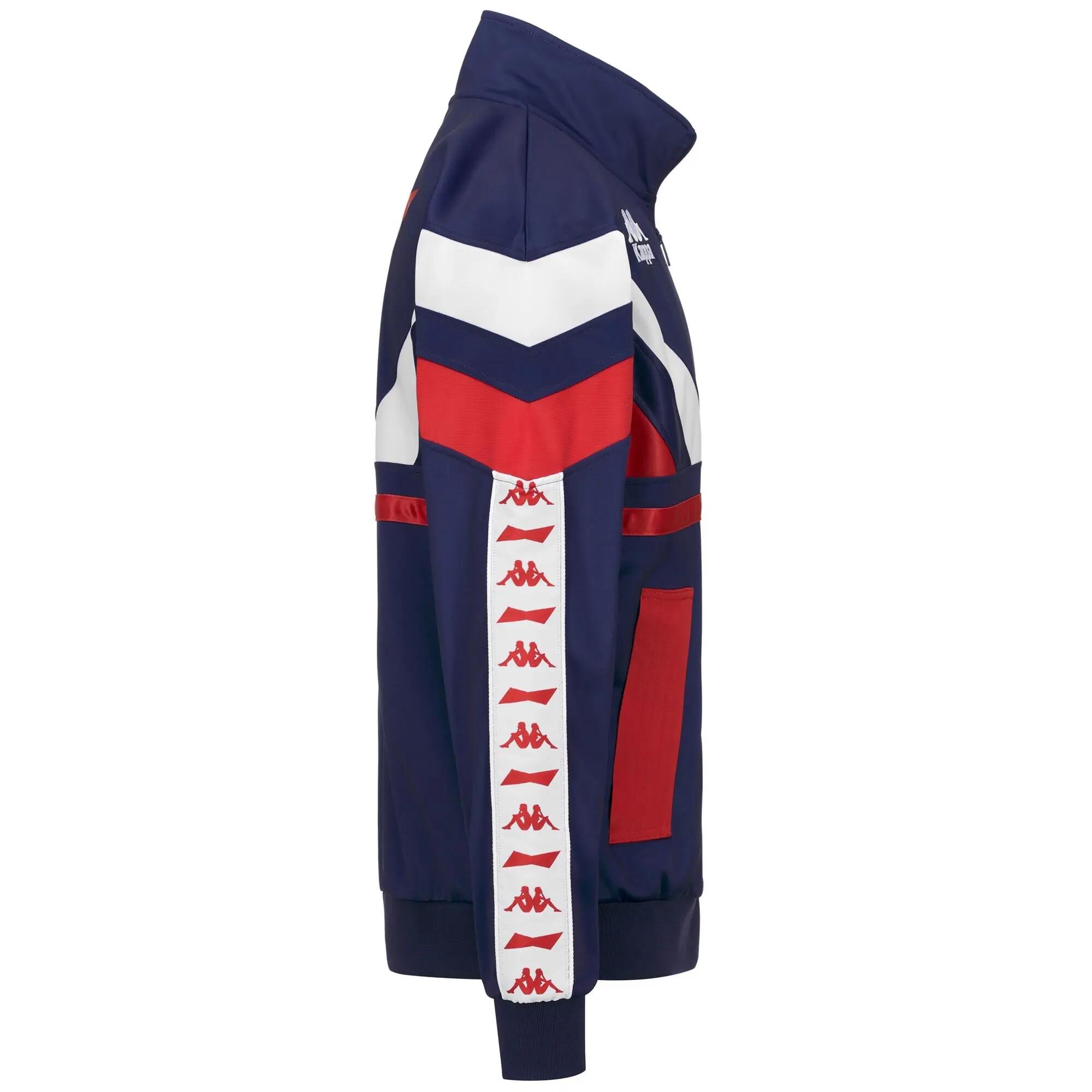 Sweat-shirt zippé pour homme bleu pour streetwear sportif 2/3
