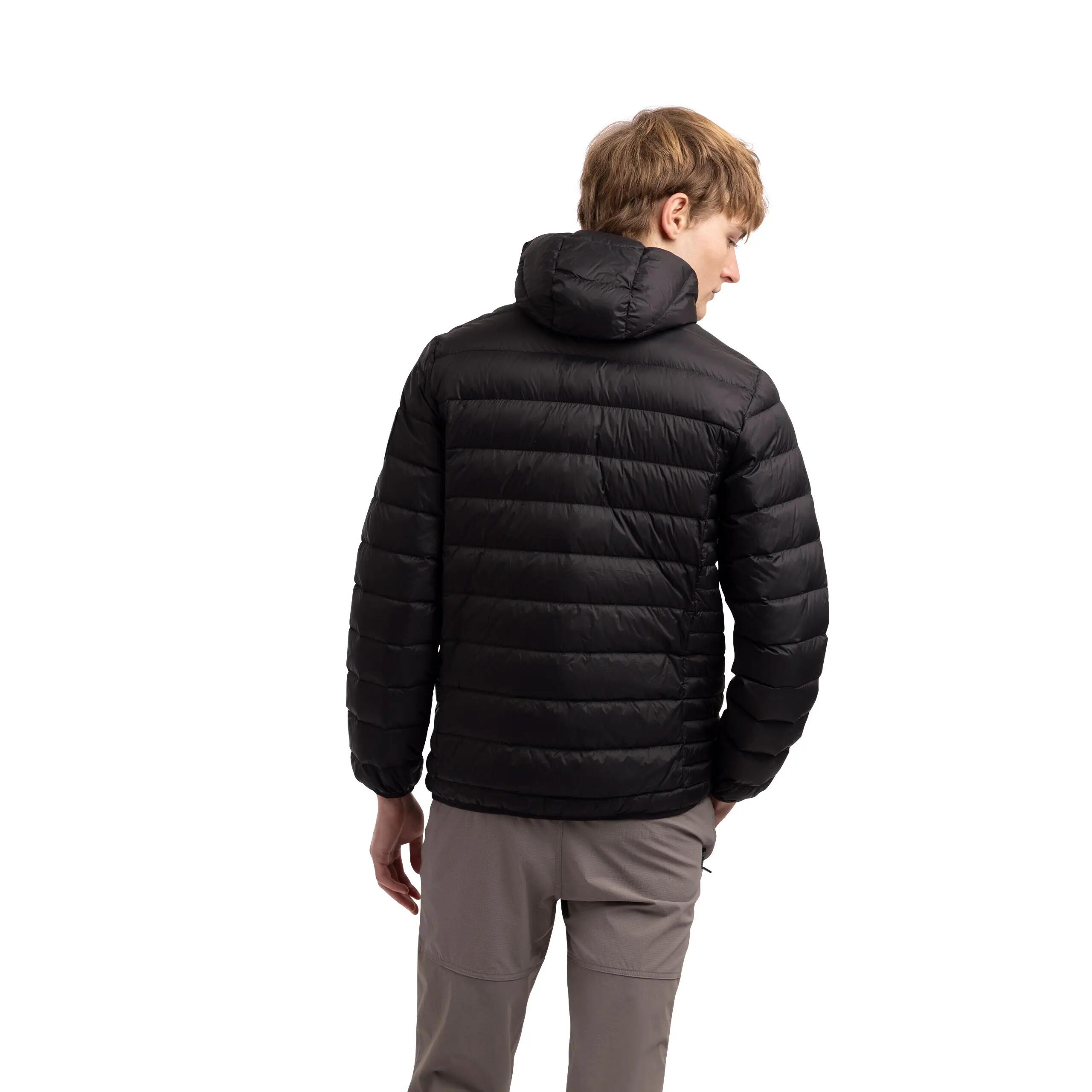 Mens Down Jacket Lightweight Hooded Padded Jacket Packaway Coat Whitman II 3/5