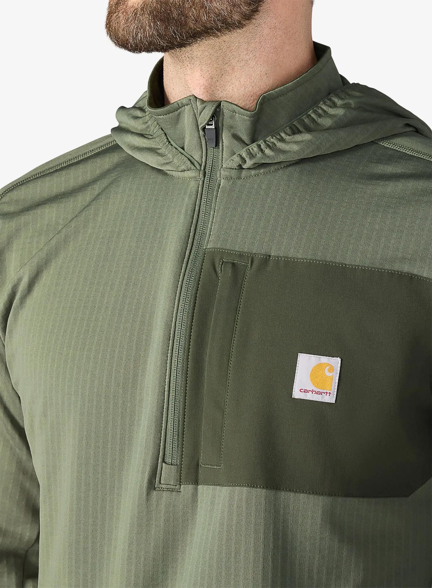 Bluza z kapturem Carhartt Force Ironwood Relaxed 1/2-Zip Hoodie 6/6
