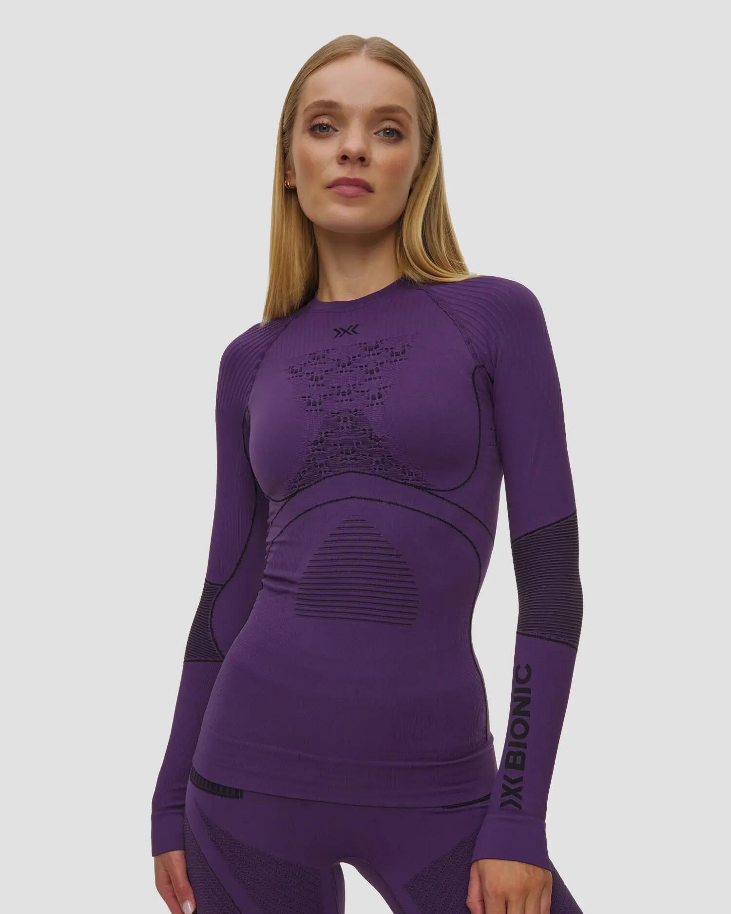 Koszulka damska X-Bionic Energy Accumulator 4.0 Shirt Lg Sl Midnight Aura P025 2/5