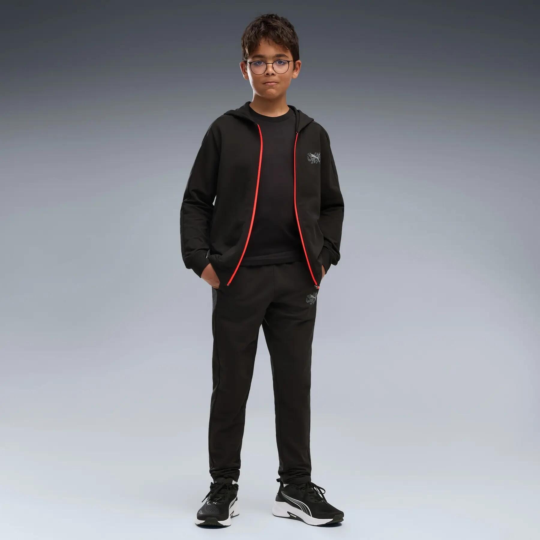 Sudadera deportiva con capucha para niños de Puma 5/5