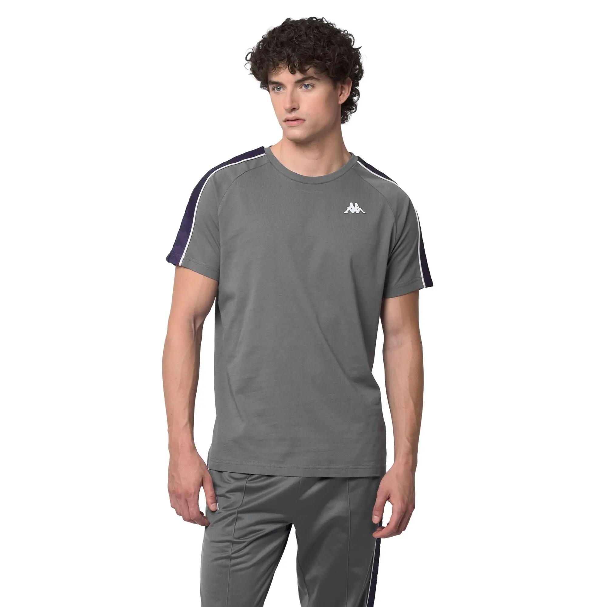 T-shirt pour homme gris pour streetwear sportif 4/5