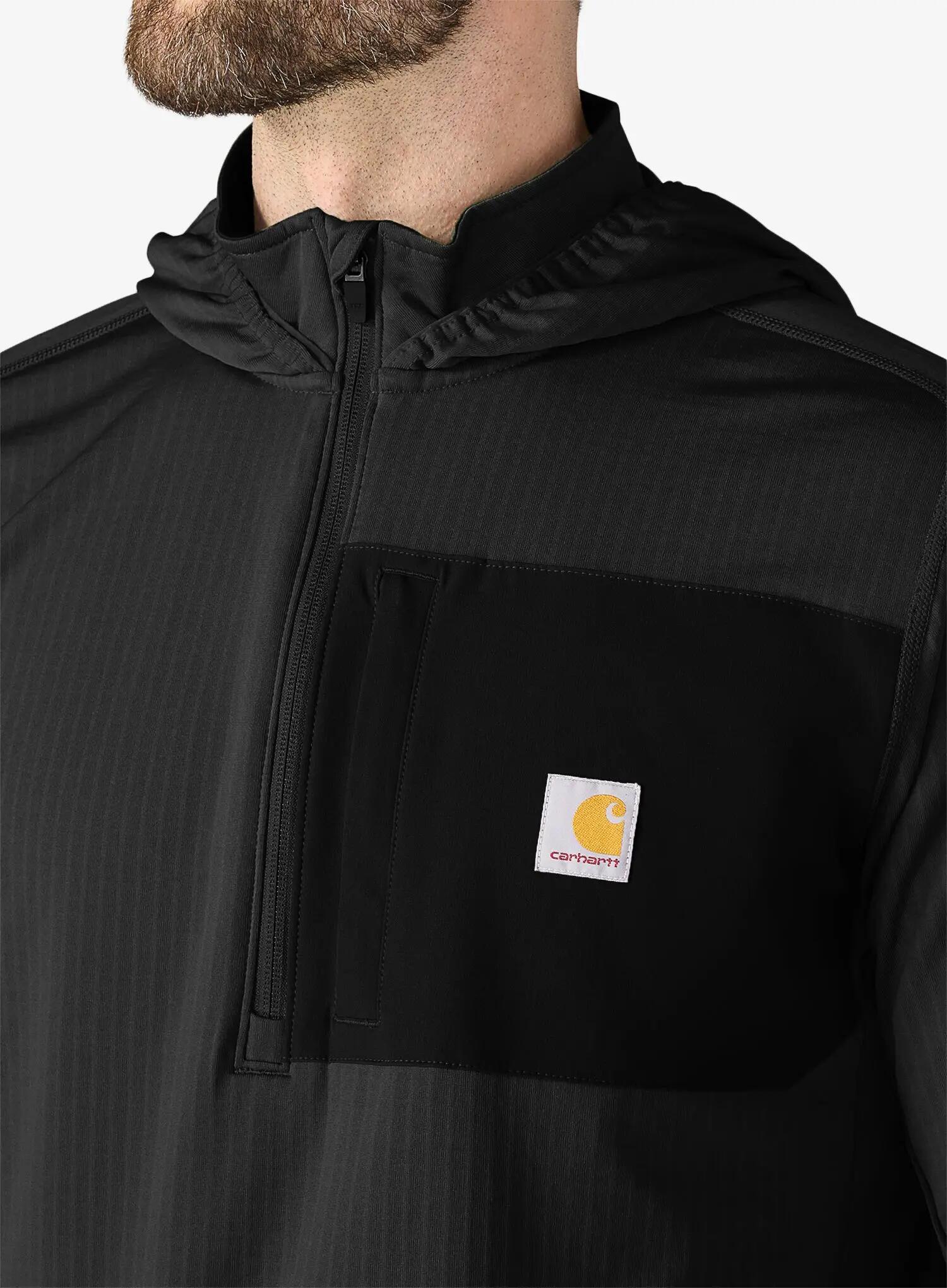 Bluza z kapturem Carhartt Force Ironwood Relaxed 1/2-Zip Hoodie 5/6