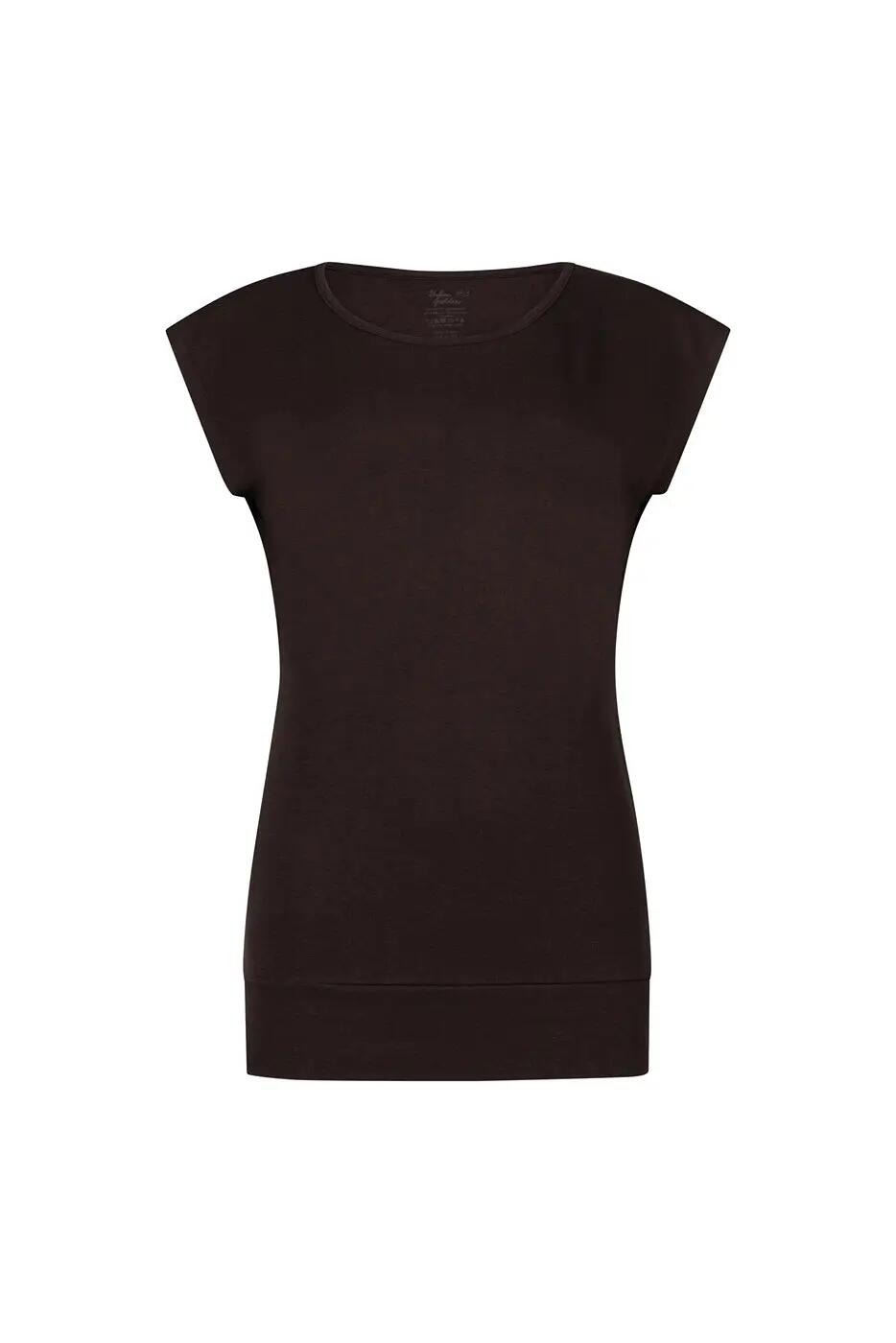 Loose fit Asana Yoga en Pilates Tee - Coffee 5/6
