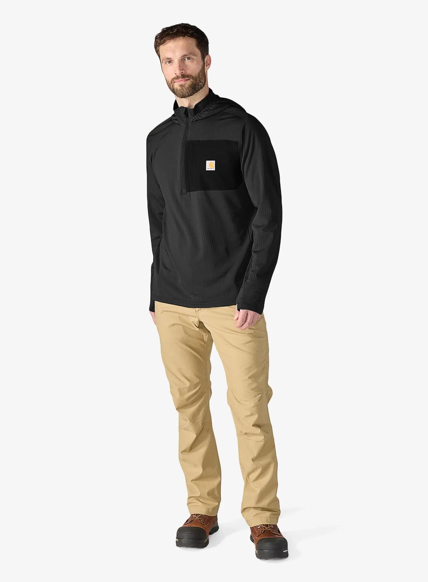 Bluza z kapturem Carhartt Force Ironwood Relaxed 1/2-Zip Hoodie 2/6