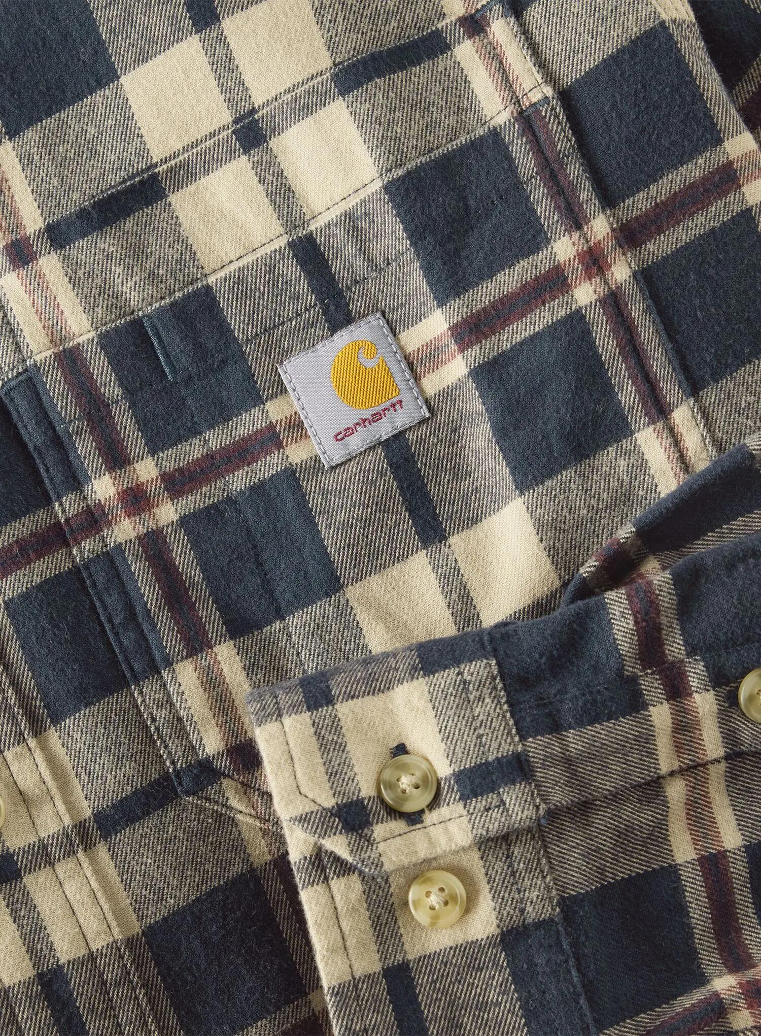 Koszula Carhartt Hamilton Relaxed LS Plaid Shirt 7/7