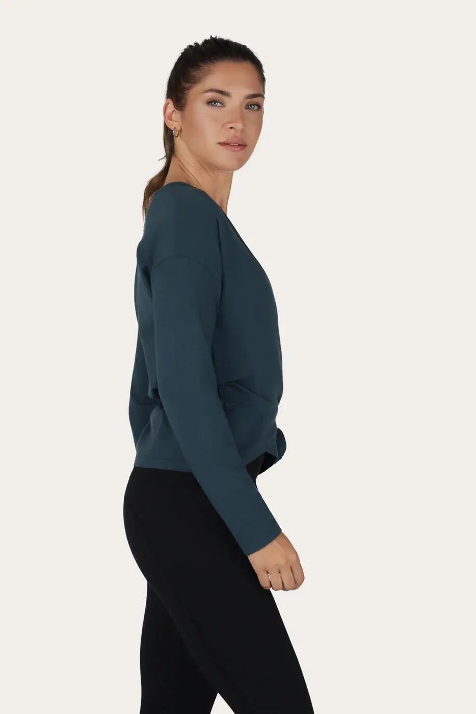 Veste de yoga cache-cœur Aurora – Orion 2/6