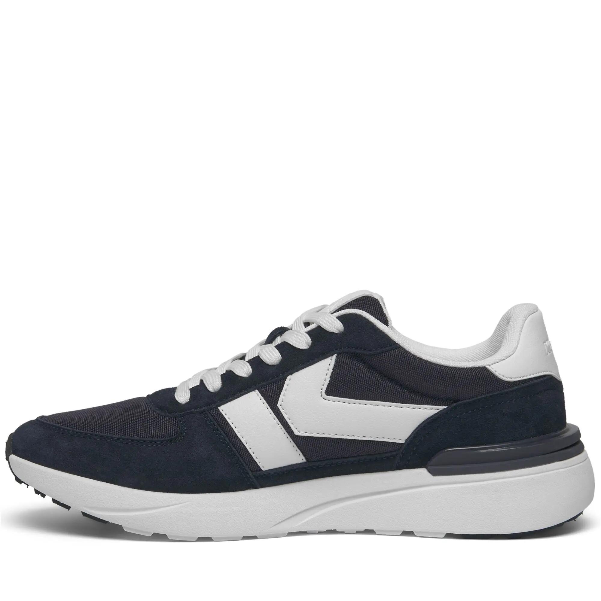 Sneakers bassa da uomo donna in nylon blu da fitness 4/5