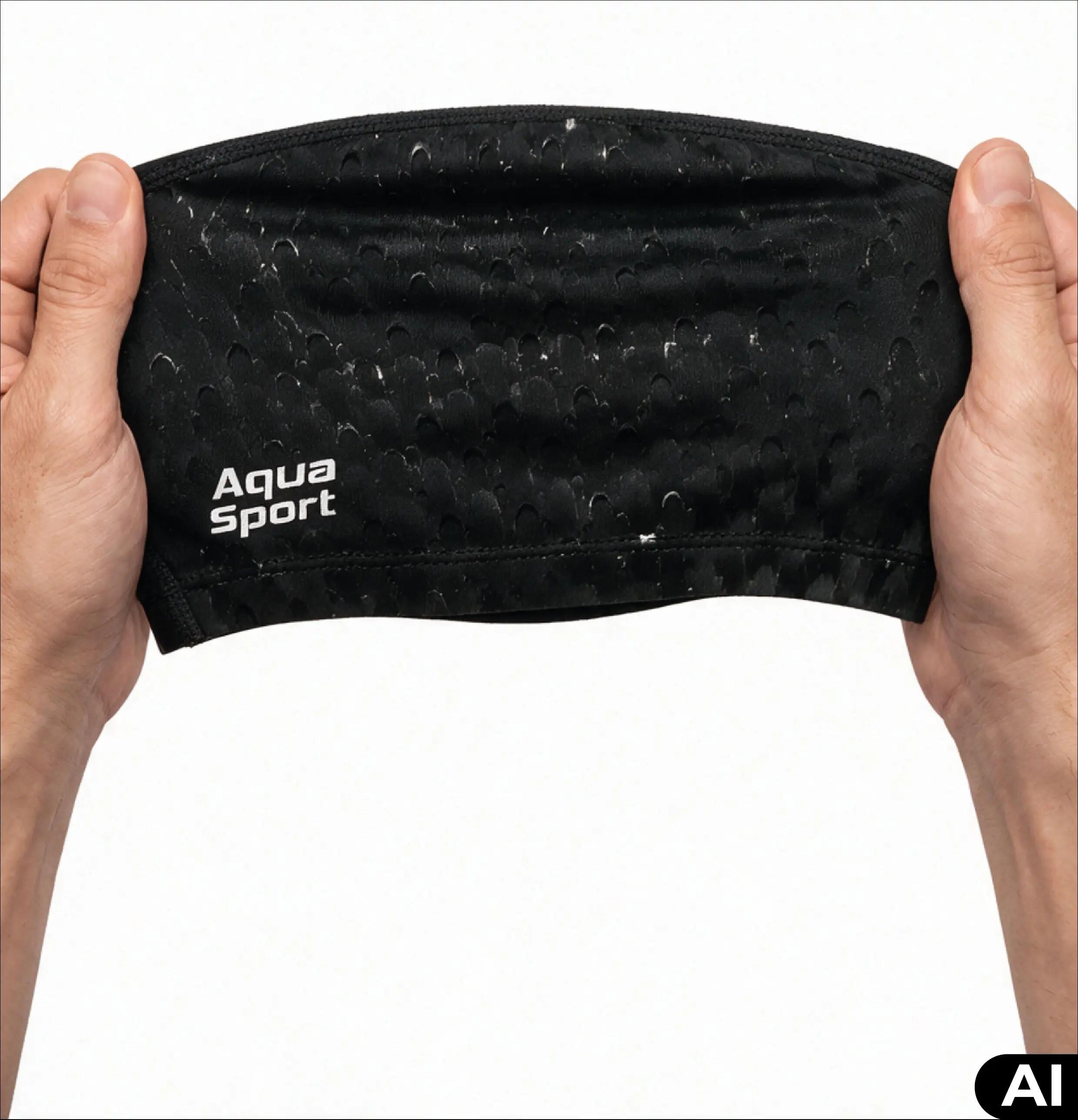 Czepek pływacki materiałowy na basen dla dorosłych Aqua-Sport Shadow Scale 2/7