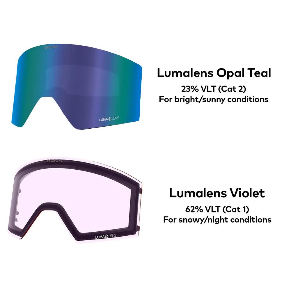 RVX MAG OTG Lunettes De Ski Unisexes - Moon/LL Opal Teal & LL Violet 6/6