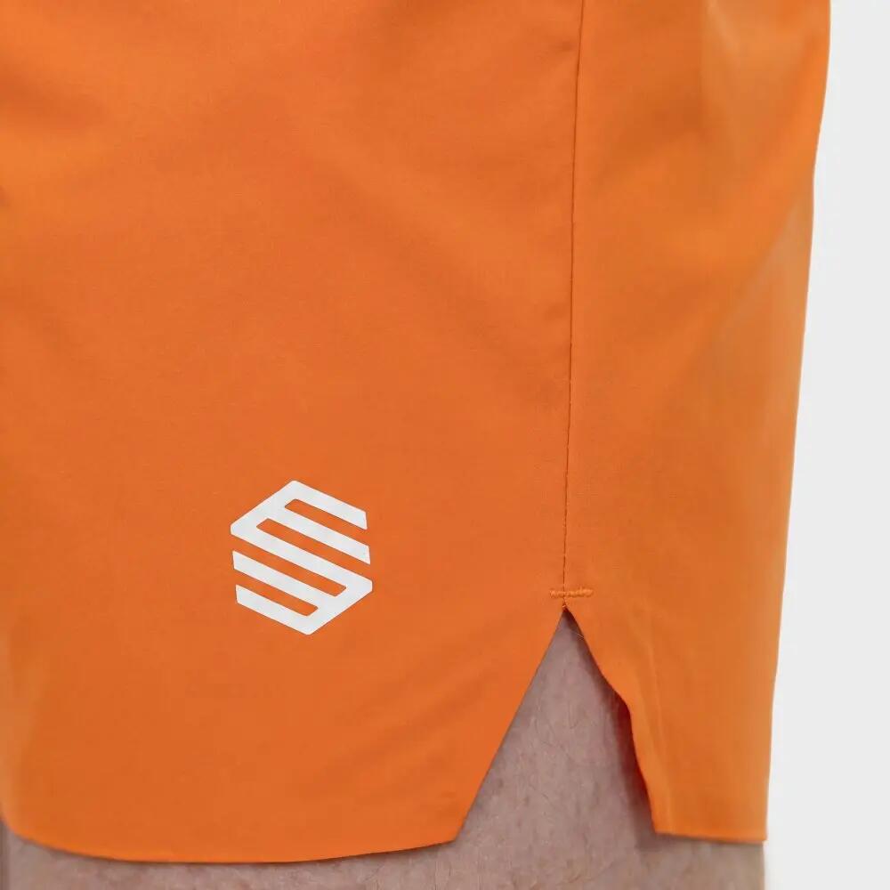 Shorts tecnici da tennis uomo Velozix Orange Arancione 5/7