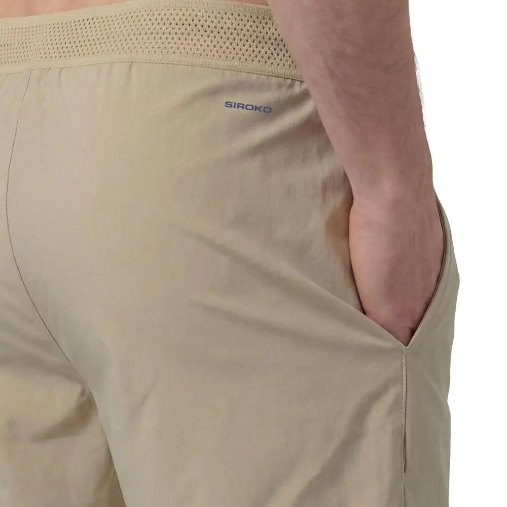 Shorts tecnici da tennis uomo Velozix Beige Beige 5/7