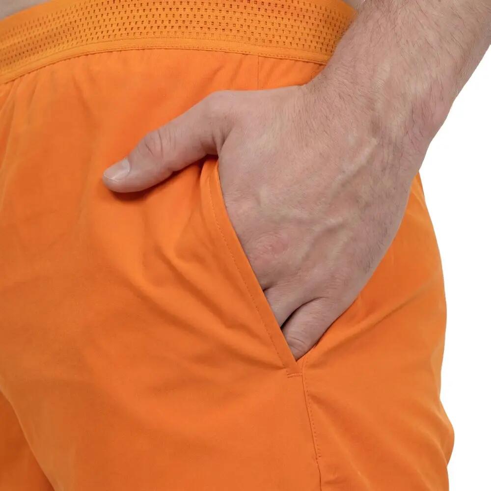 Shorts tecnici da tennis uomo Velozix Orange Arancione 4/7