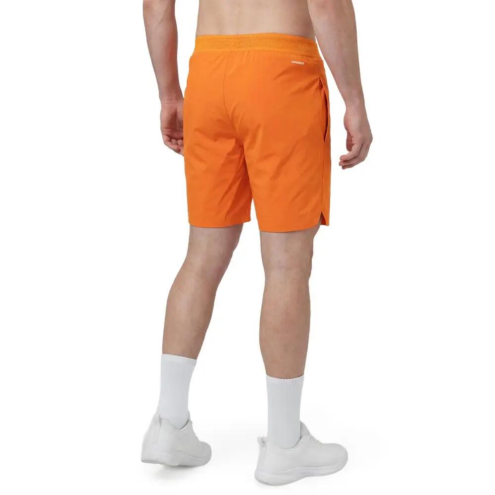 Shorts tecnici da tennis uomo Velozix Orange Arancione 2/7