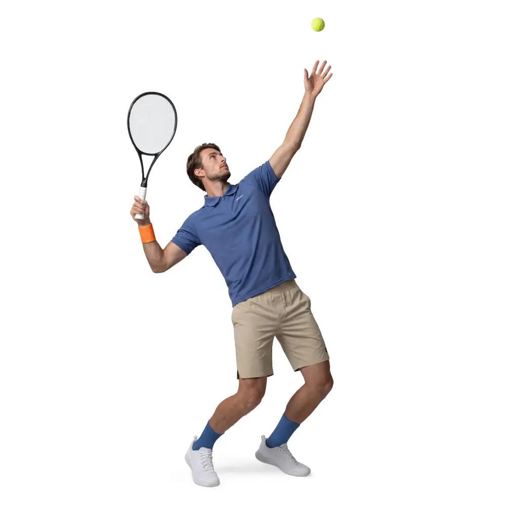 Shorts tecnici da tennis uomo Velozix Beige Beige 3/7