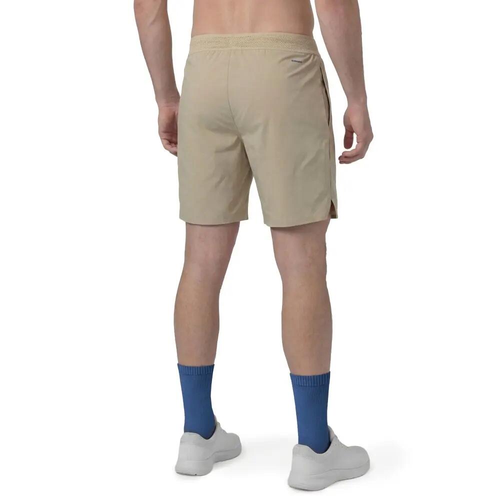 Shorts tecnici da tennis uomo Velozix Beige Beige 2/7