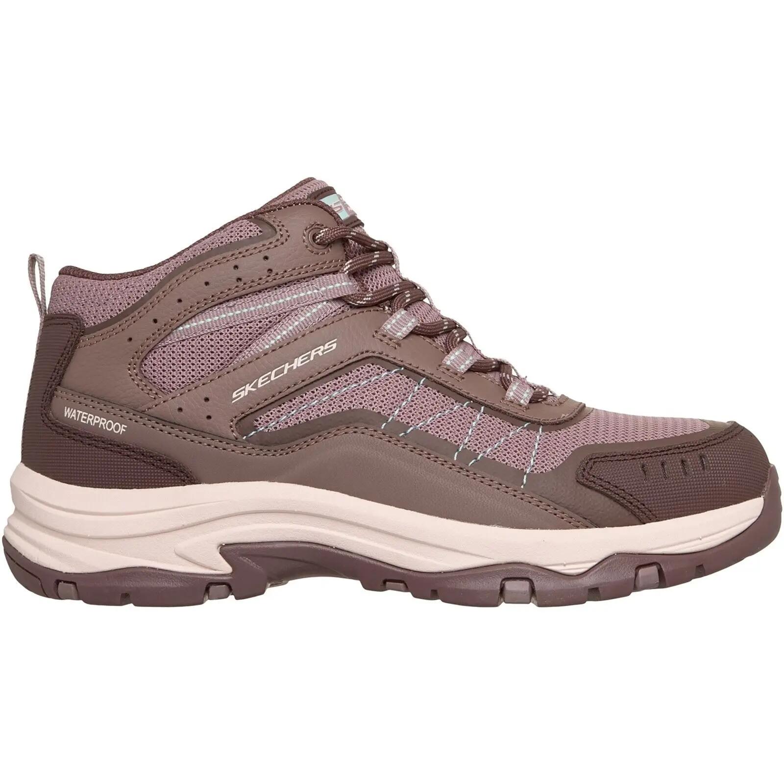 Chaussures de Randonnée Skechers Waterproof Relaxed Fit Trego Ashaway Violet Fem 4/5