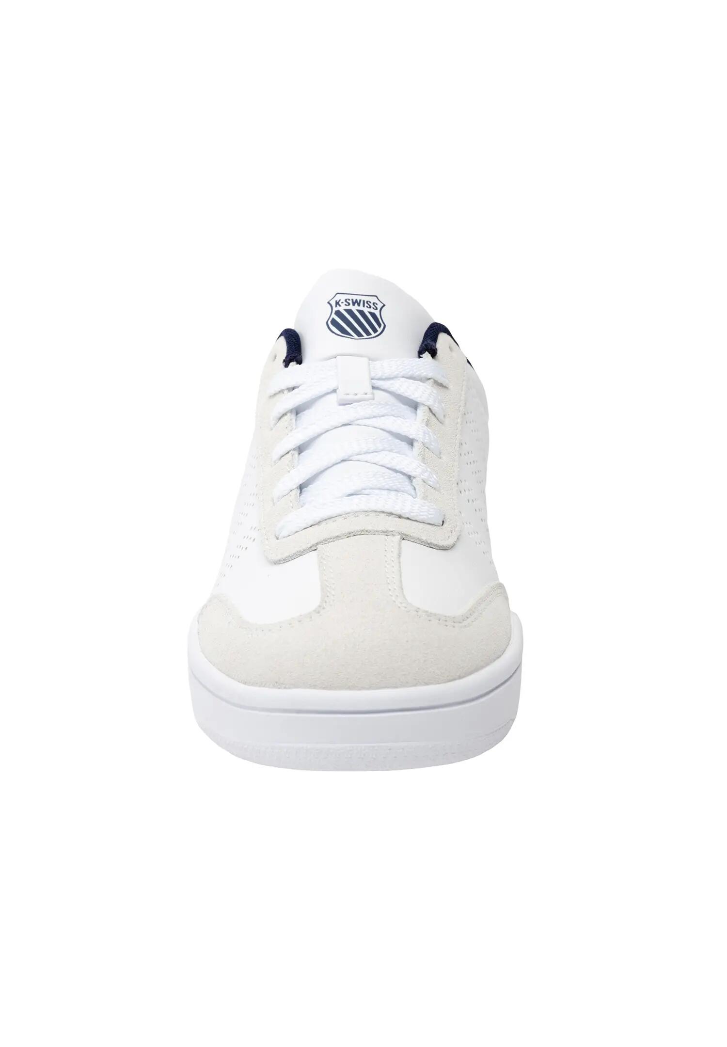 K Swiss Damen Court Open T Toe Sneaker White/Indigo 5/6